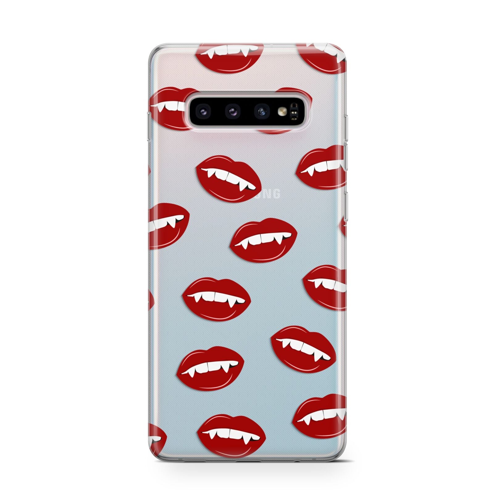 Vampire Fangs with Transparent Background Protective Samsung Galaxy Case