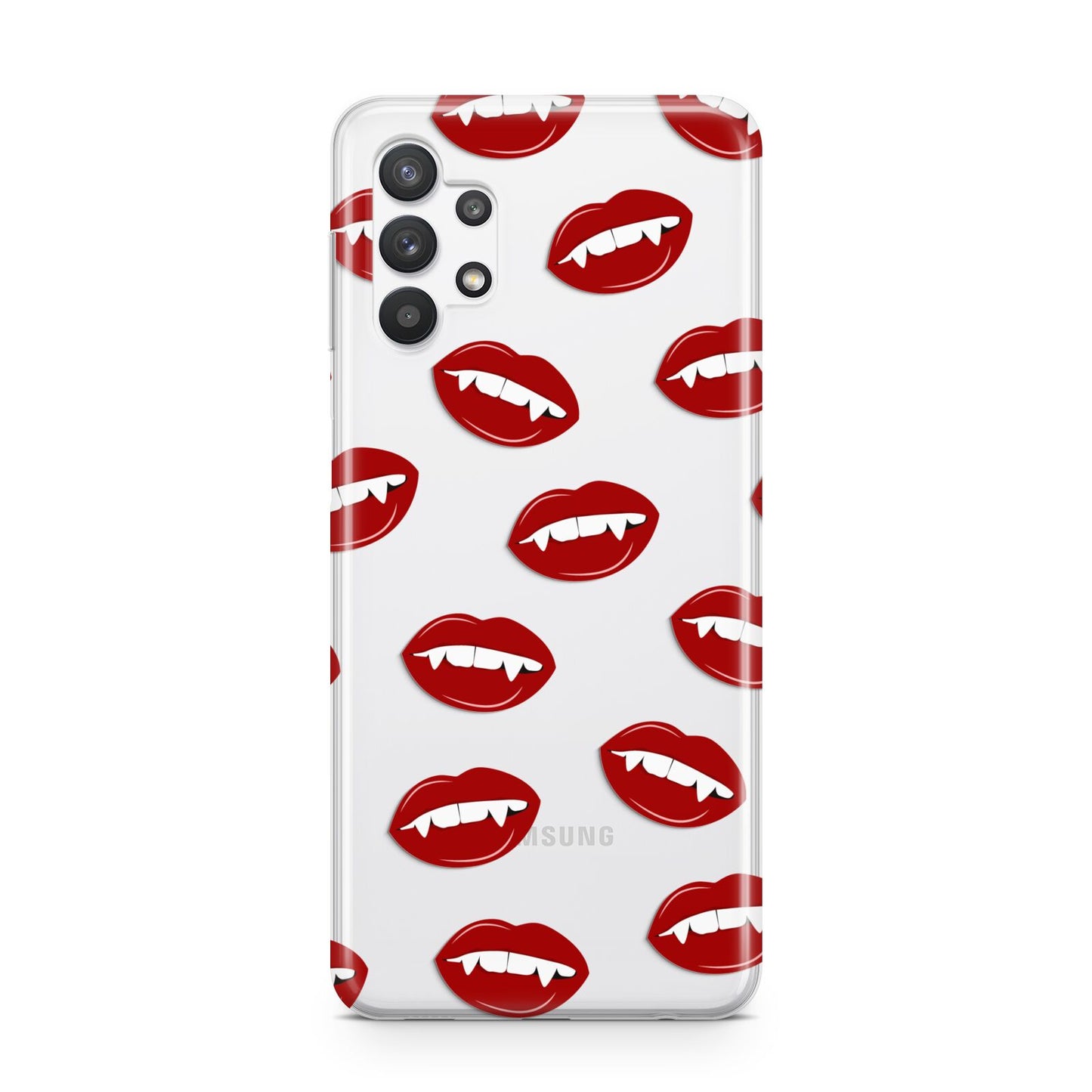 Vampire Fangs with Transparent Background Samsung A32 5G Case