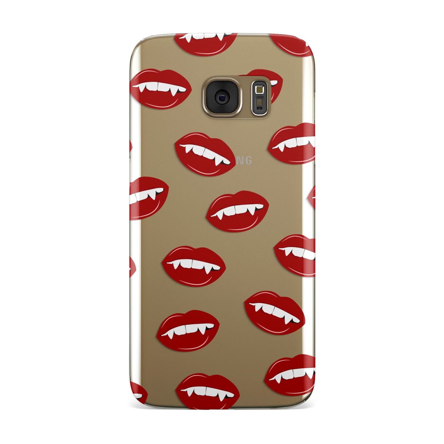 Vampire Fangs with Transparent Background Samsung Galaxy Case