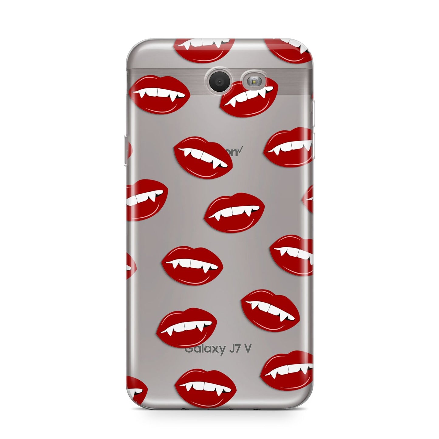 Vampire Fangs with Transparent Background Samsung Galaxy J7 2017 Case