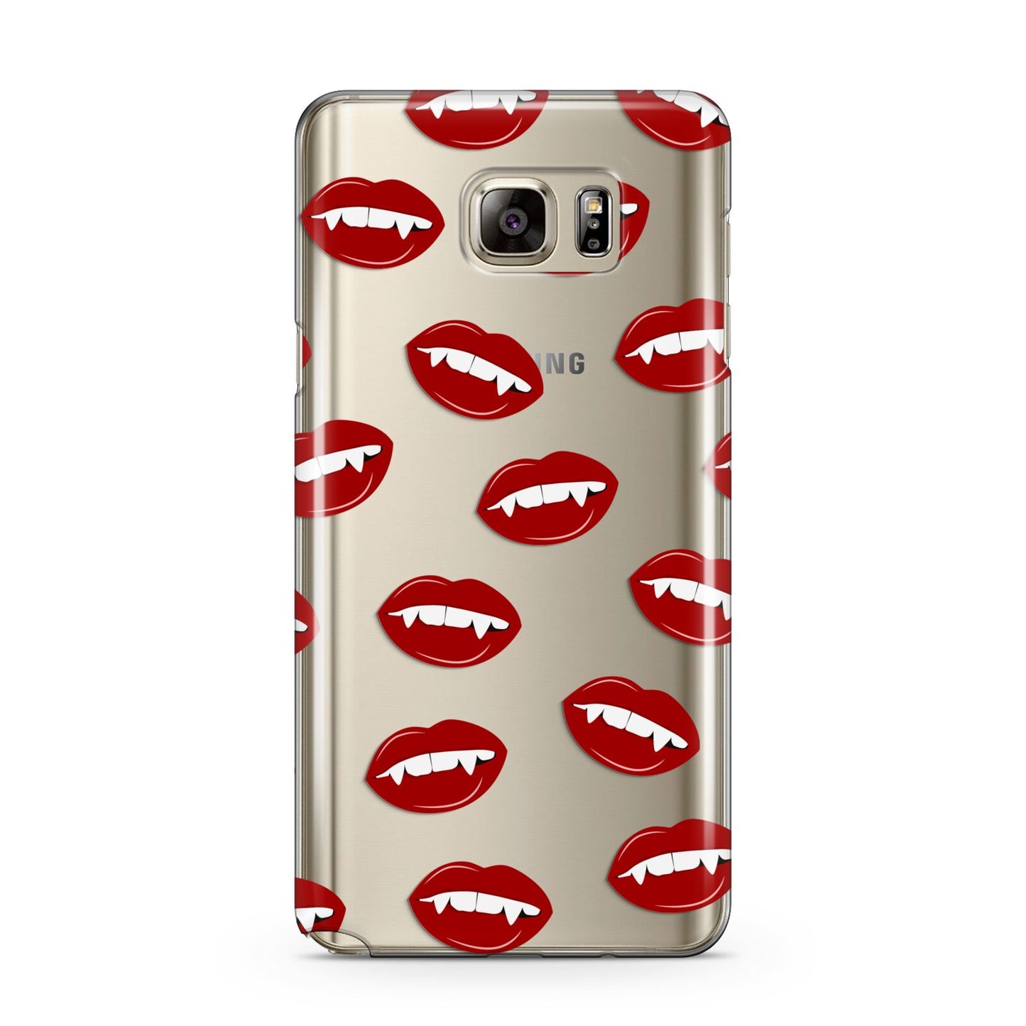 Vampire Fangs with Transparent Background Samsung Galaxy Note 5 Case