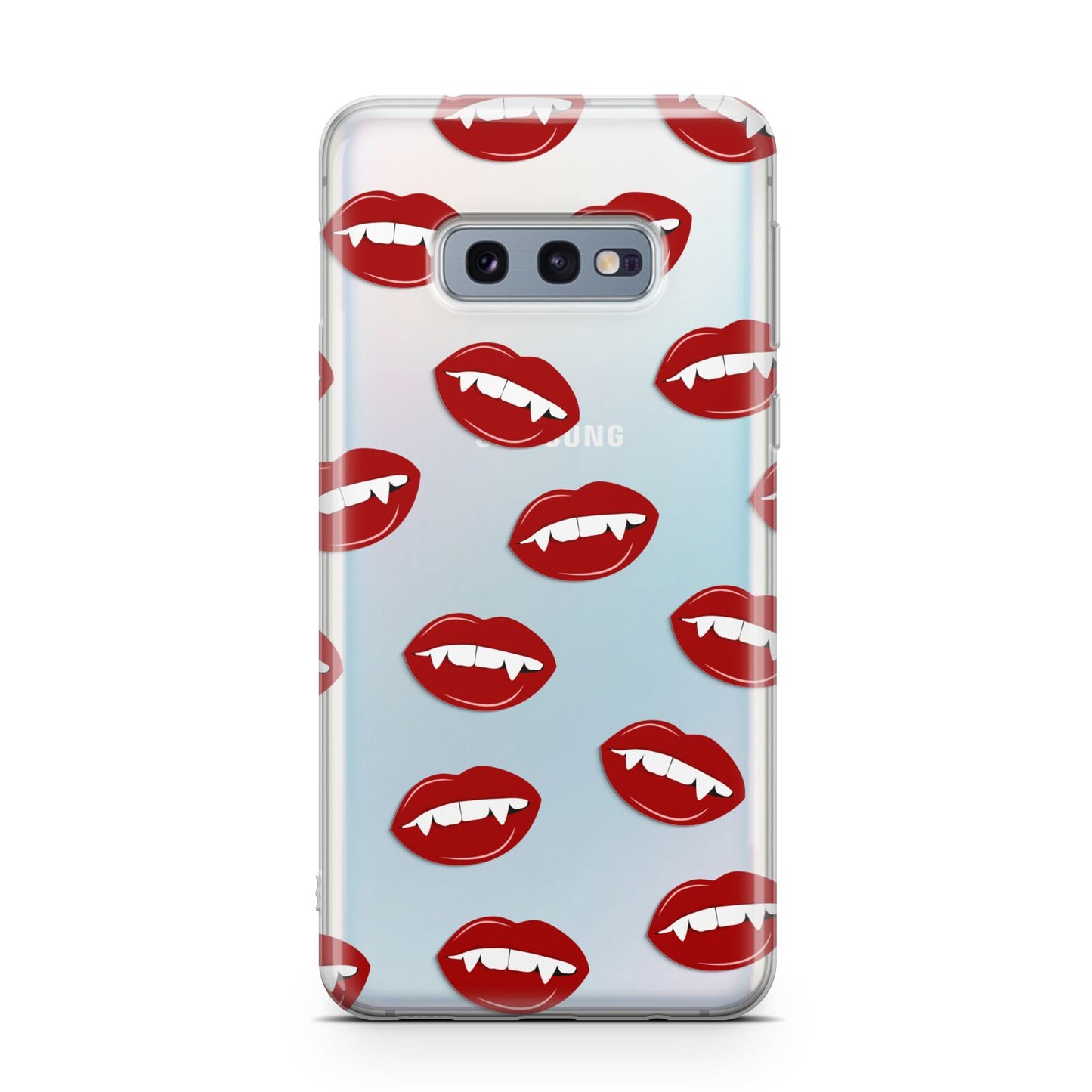 Vampire Fangs with Transparent Background Samsung Galaxy S10E Case