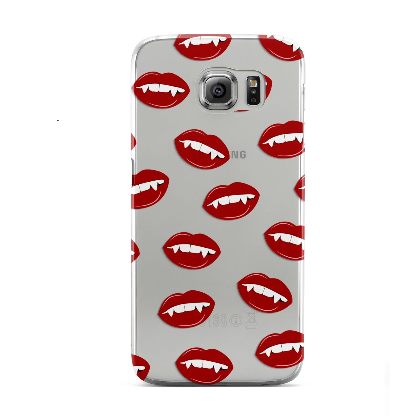 Vampire Fangs with Transparent Background Samsung Galaxy S6 Case