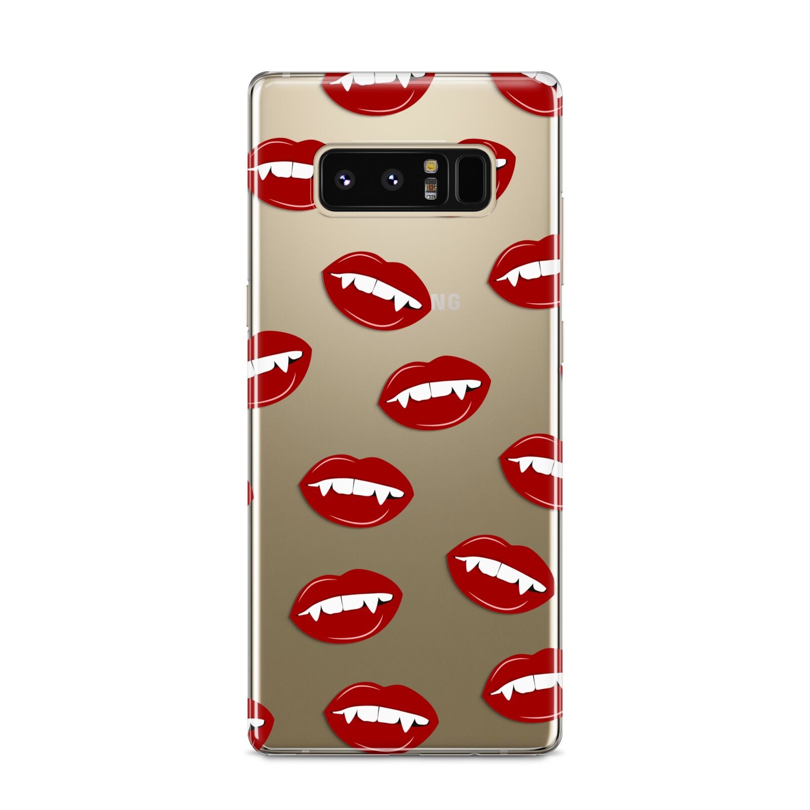 Vampire Fangs with Transparent Background Samsung Galaxy S8 Case