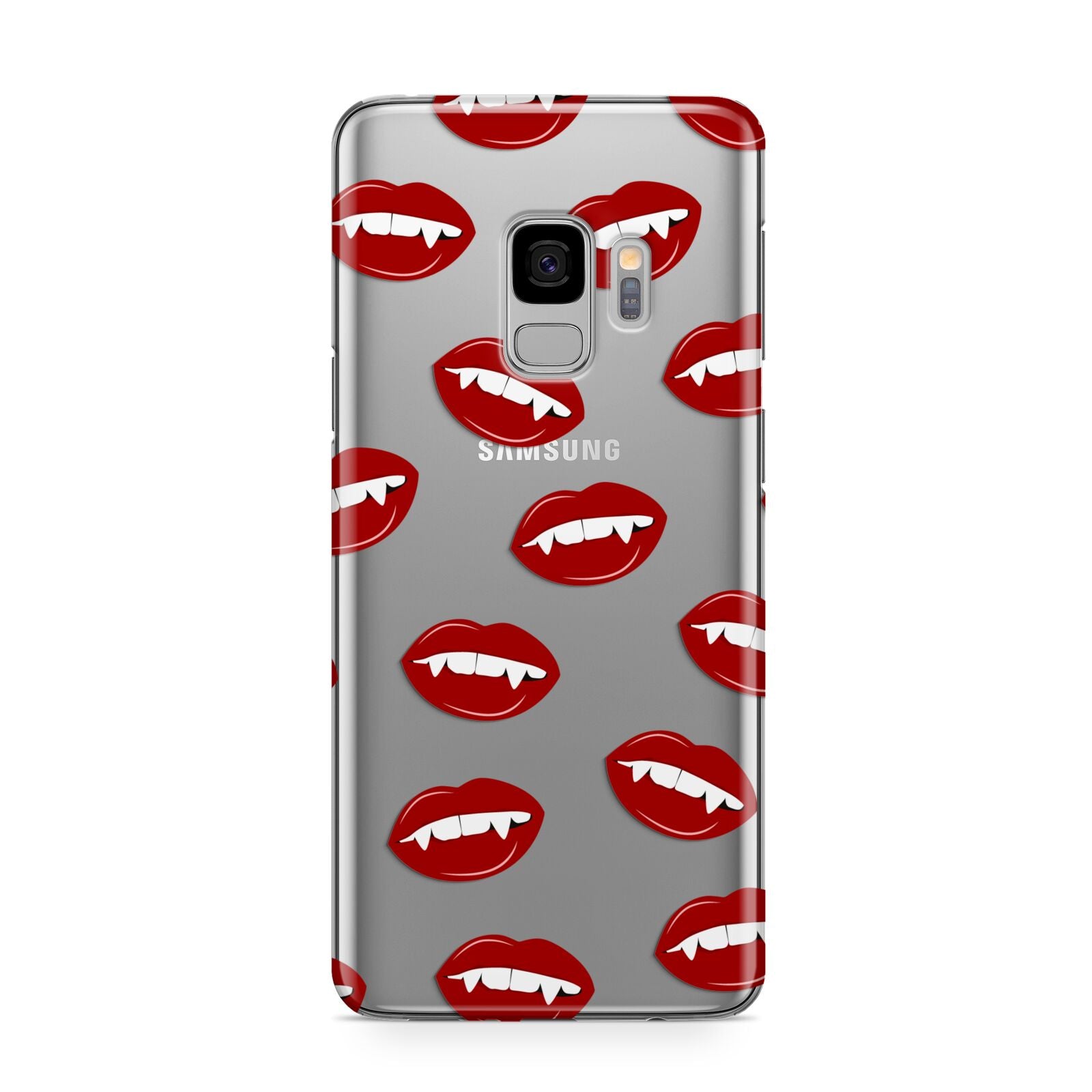 Vampire Fangs with Transparent Background Samsung Galaxy S9 Case