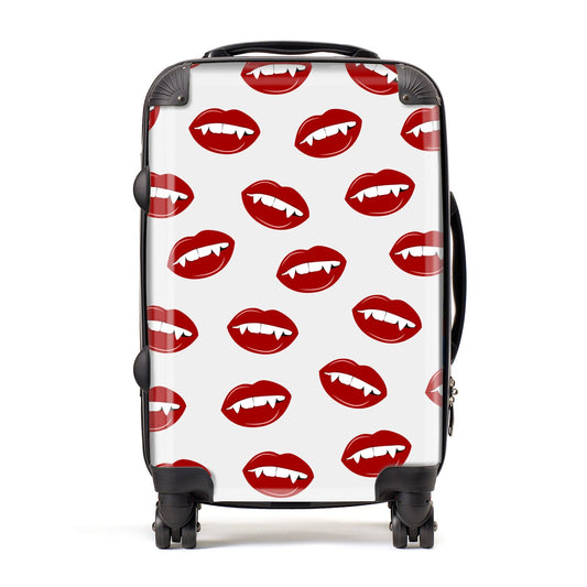 Vampire Fangs with Transparent Background Suitcase