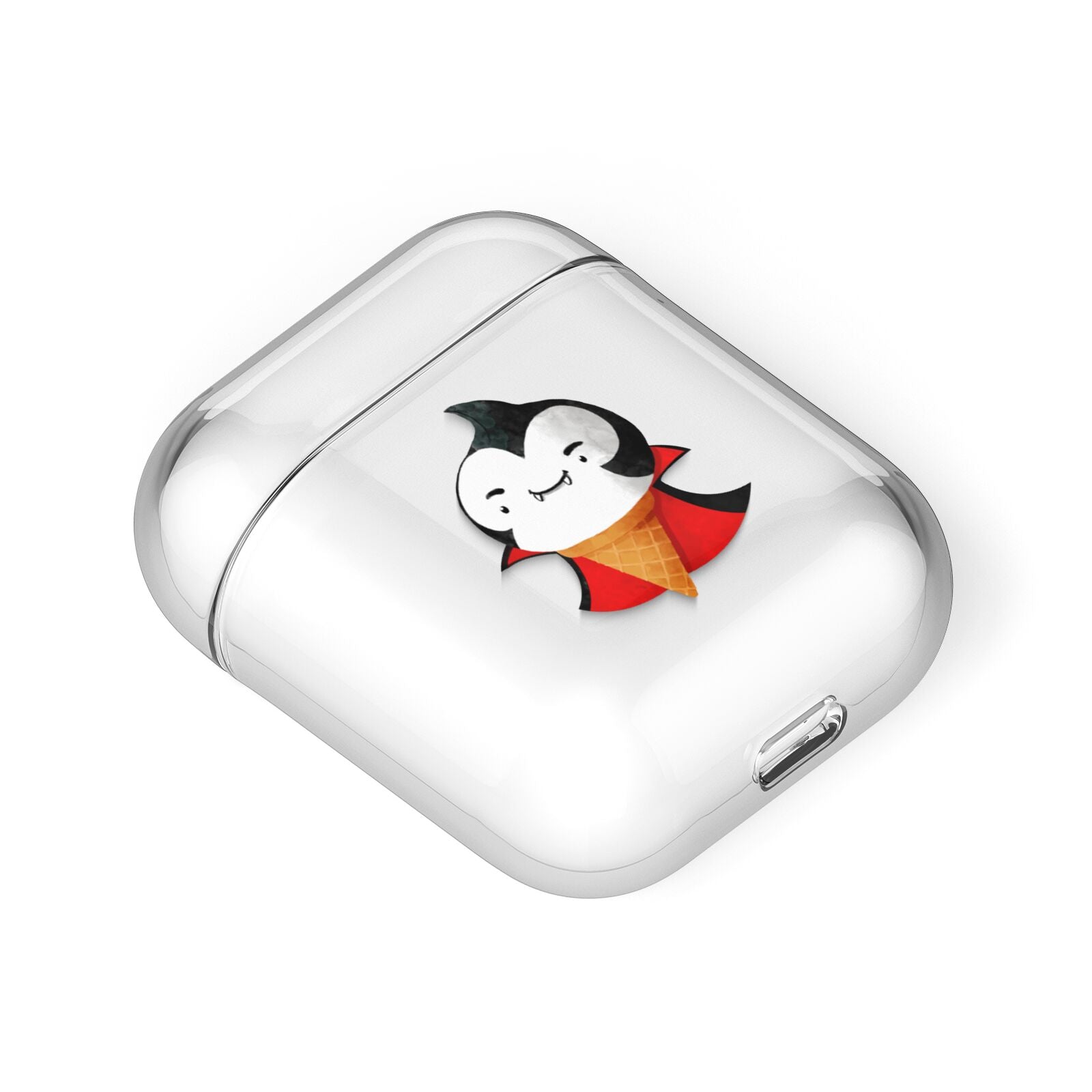 Vampire Ice Cream AirPods Case Laid Flat