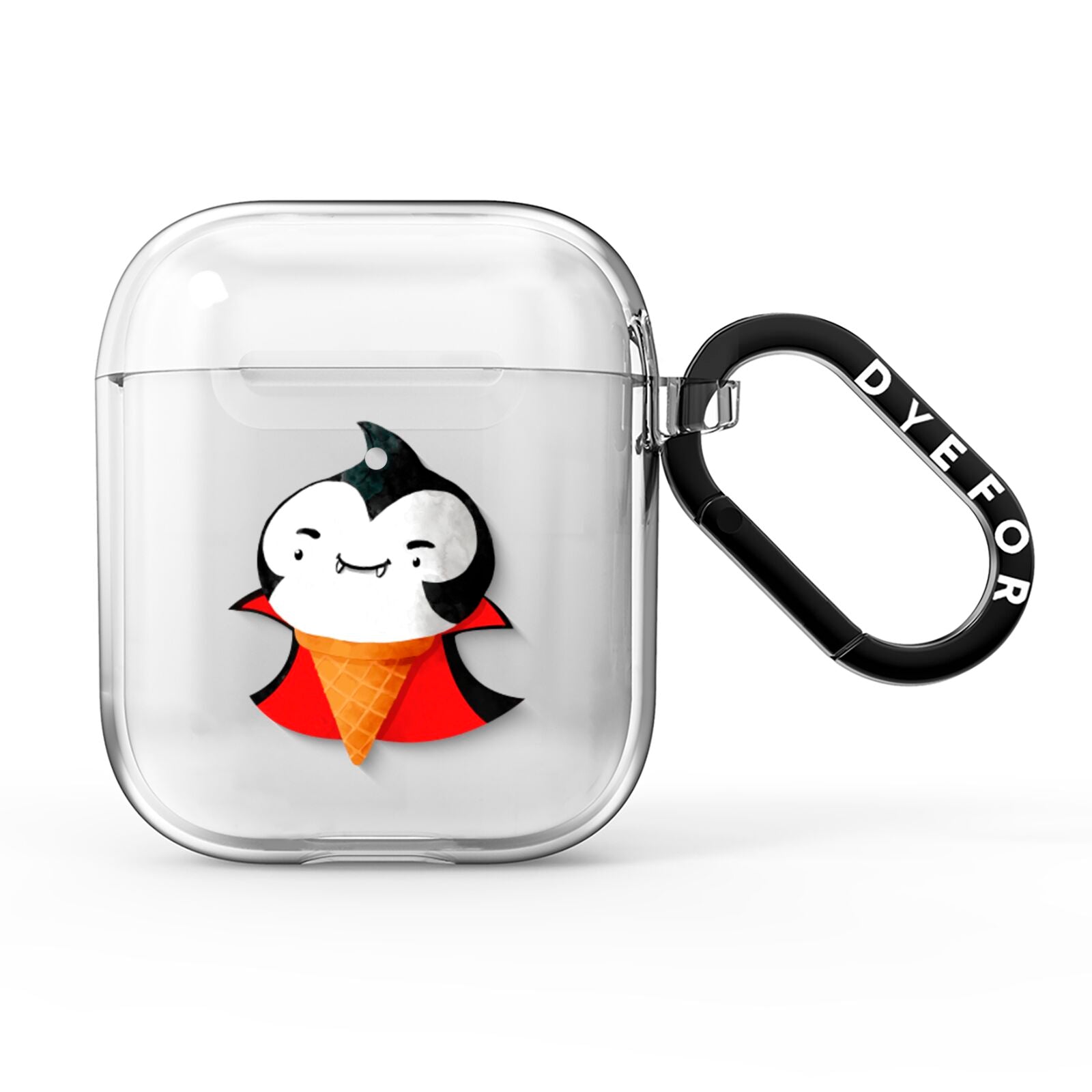 Vampire Ice Cream AirPods Clear Case