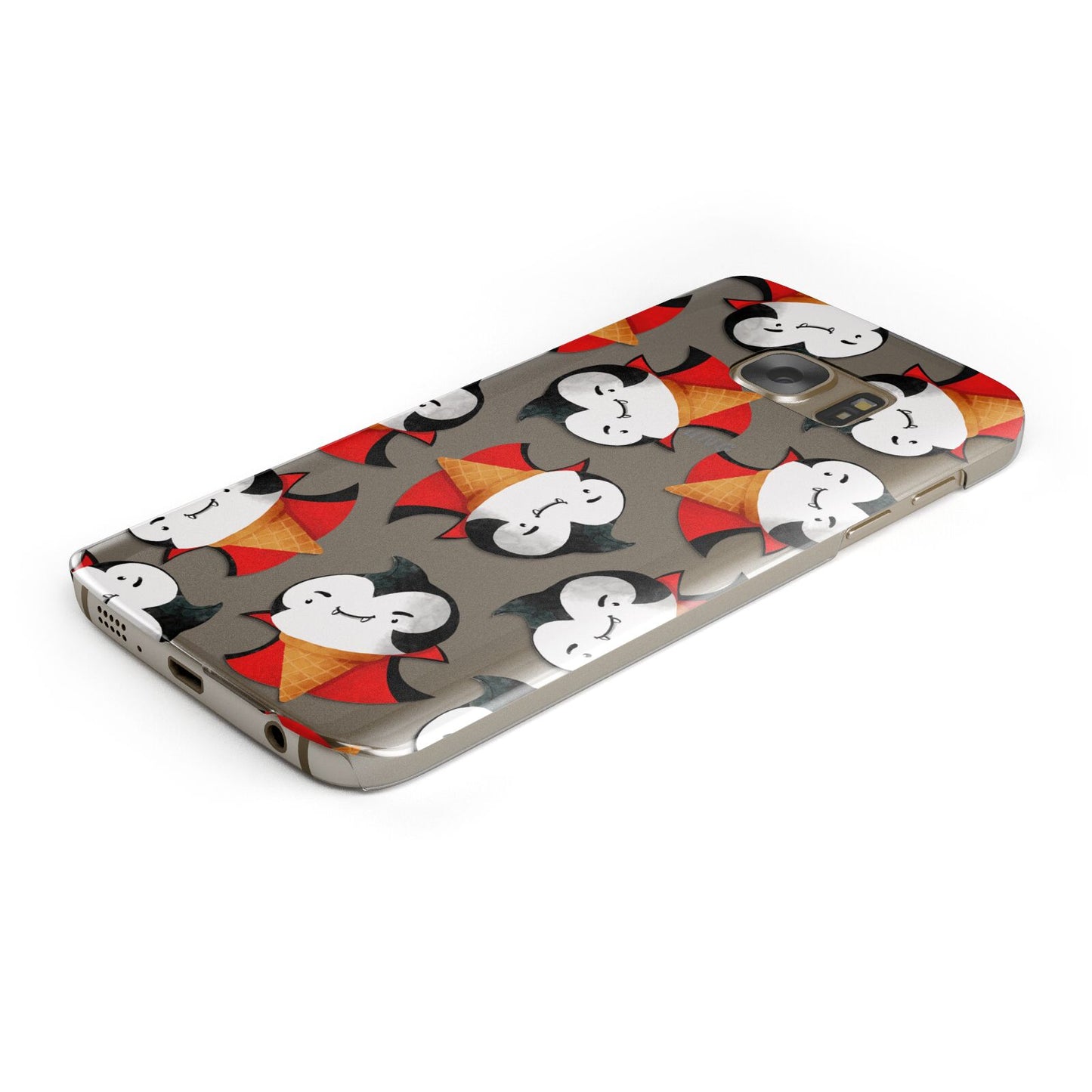 Vampire Ice Cream Protective Samsung Galaxy Case Angled Image