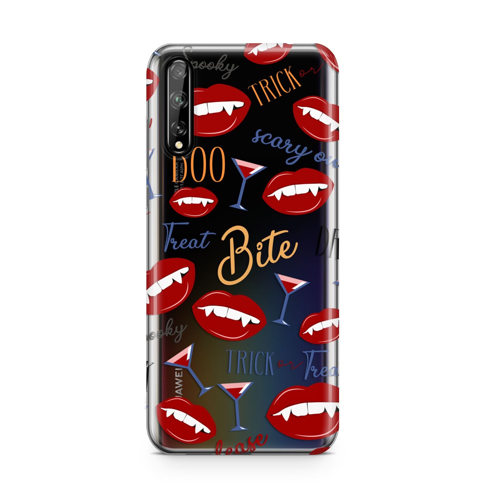 Vampire Illustrations and Catchphrases Huawei Enjoy 10s Phone Case