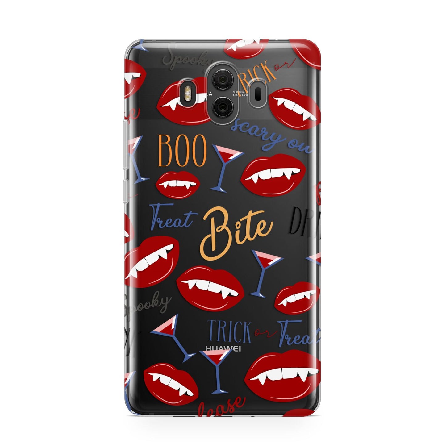 Vampire Illustrations and Catchphrases Huawei Mate 10 Protective Phone Case