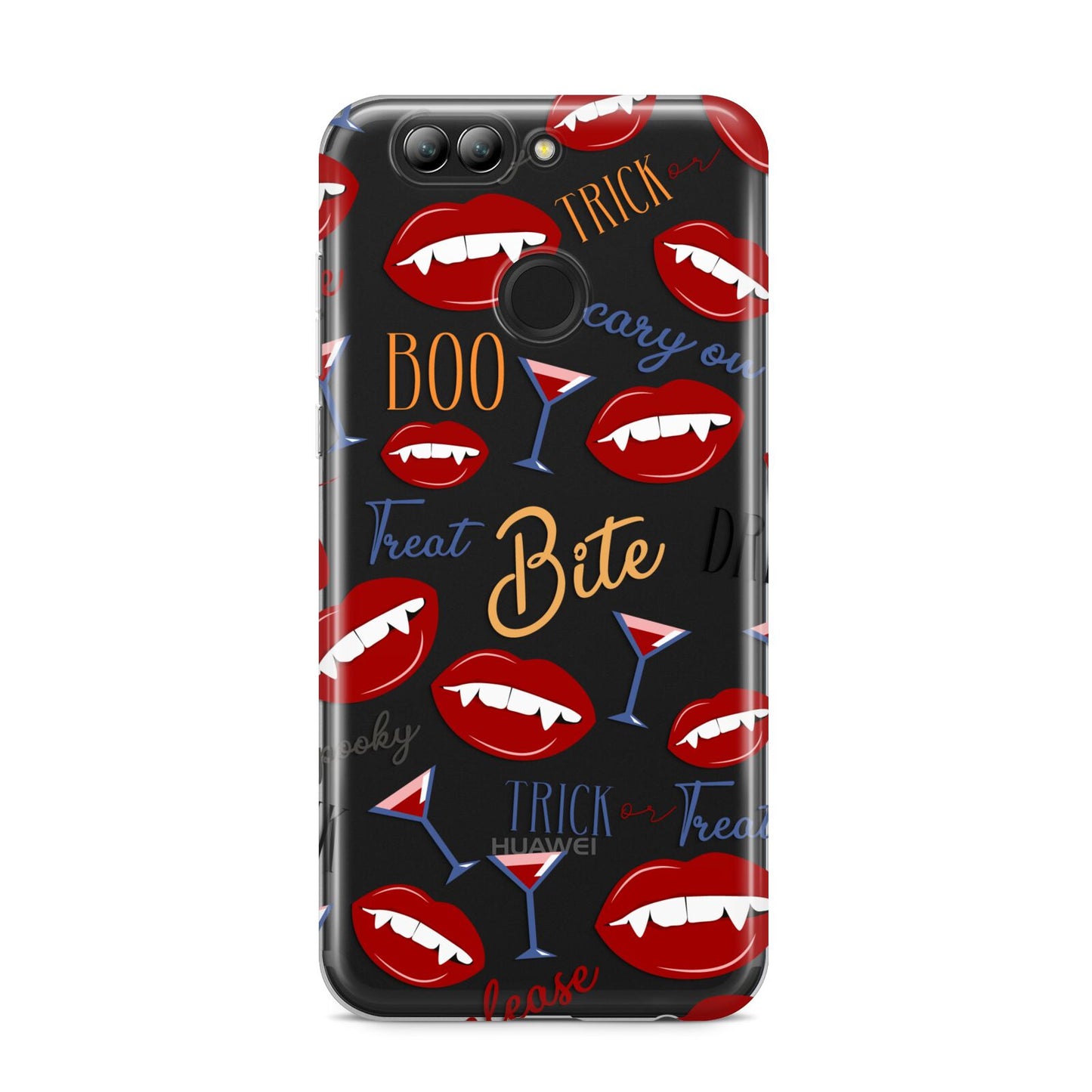 Vampire Illustrations and Catchphrases Huawei Nova 2s Phone Case