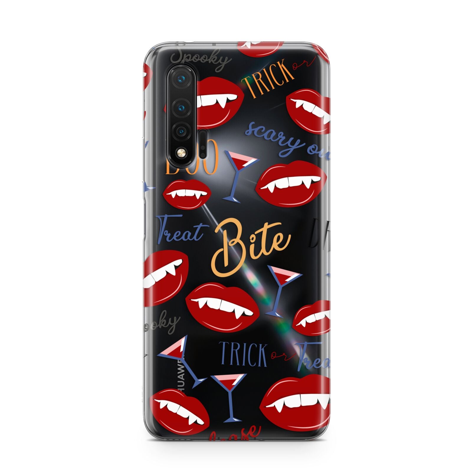 Vampire Illustrations and Catchphrases Huawei Nova 6 Phone Case