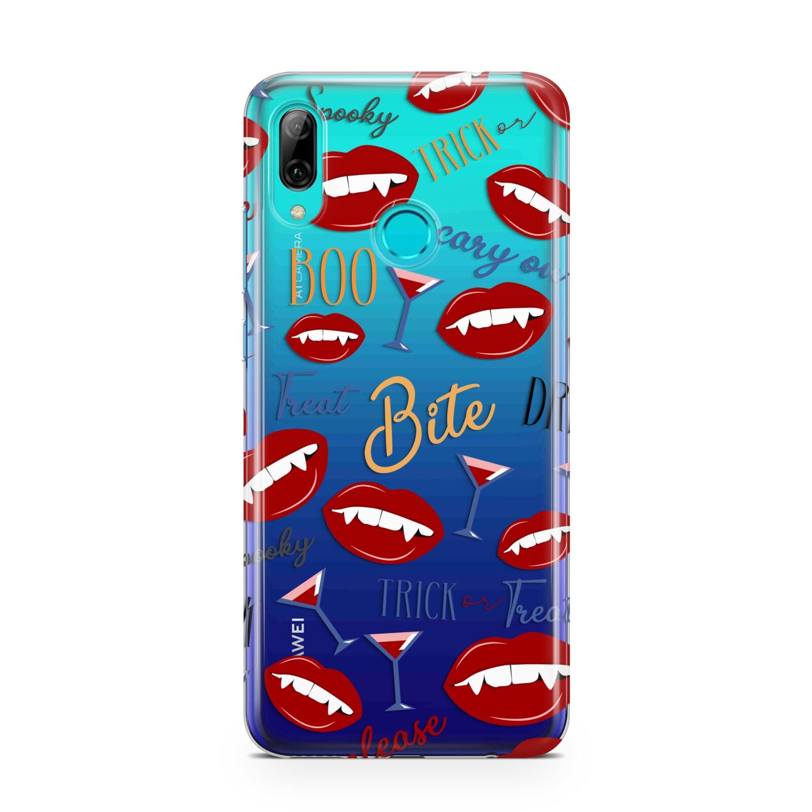 Vampire Illustrations and Catchphrases Huawei P Smart 2019 Case