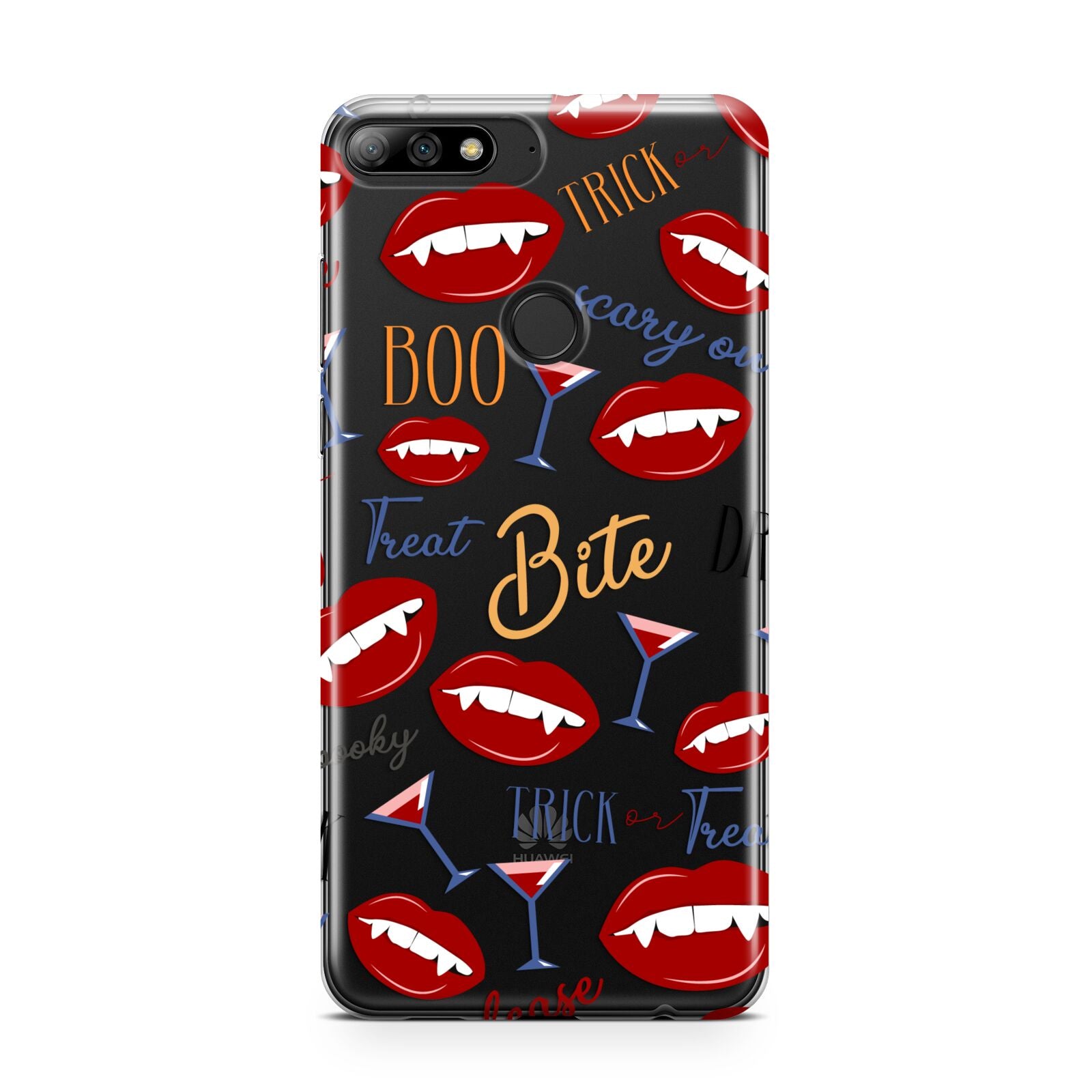 Vampire Illustrations and Catchphrases Huawei Y7 2018