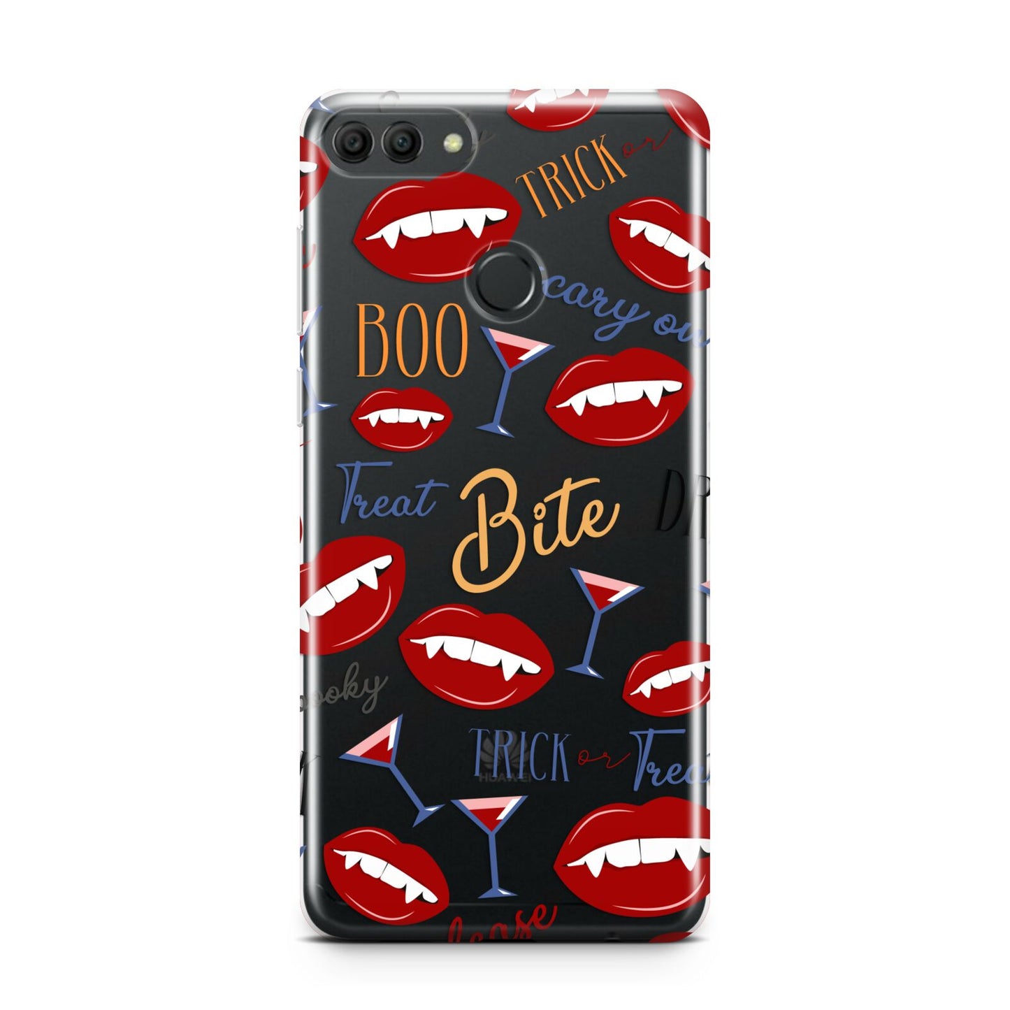 Vampire Illustrations and Catchphrases Huawei Y9 2018