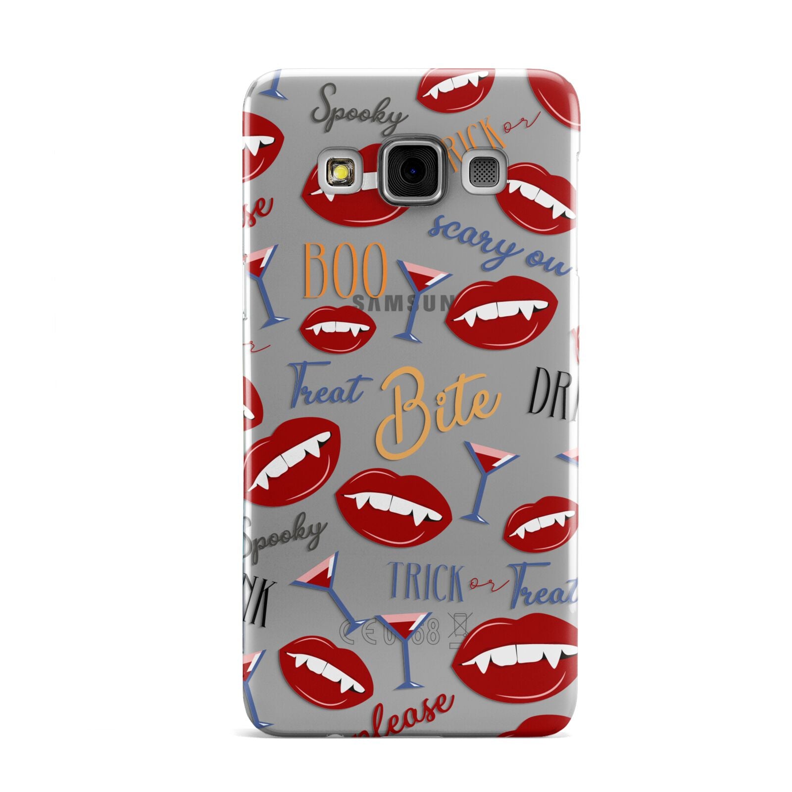 Vampire Illustrations and Catchphrases Samsung Galaxy A3 Case