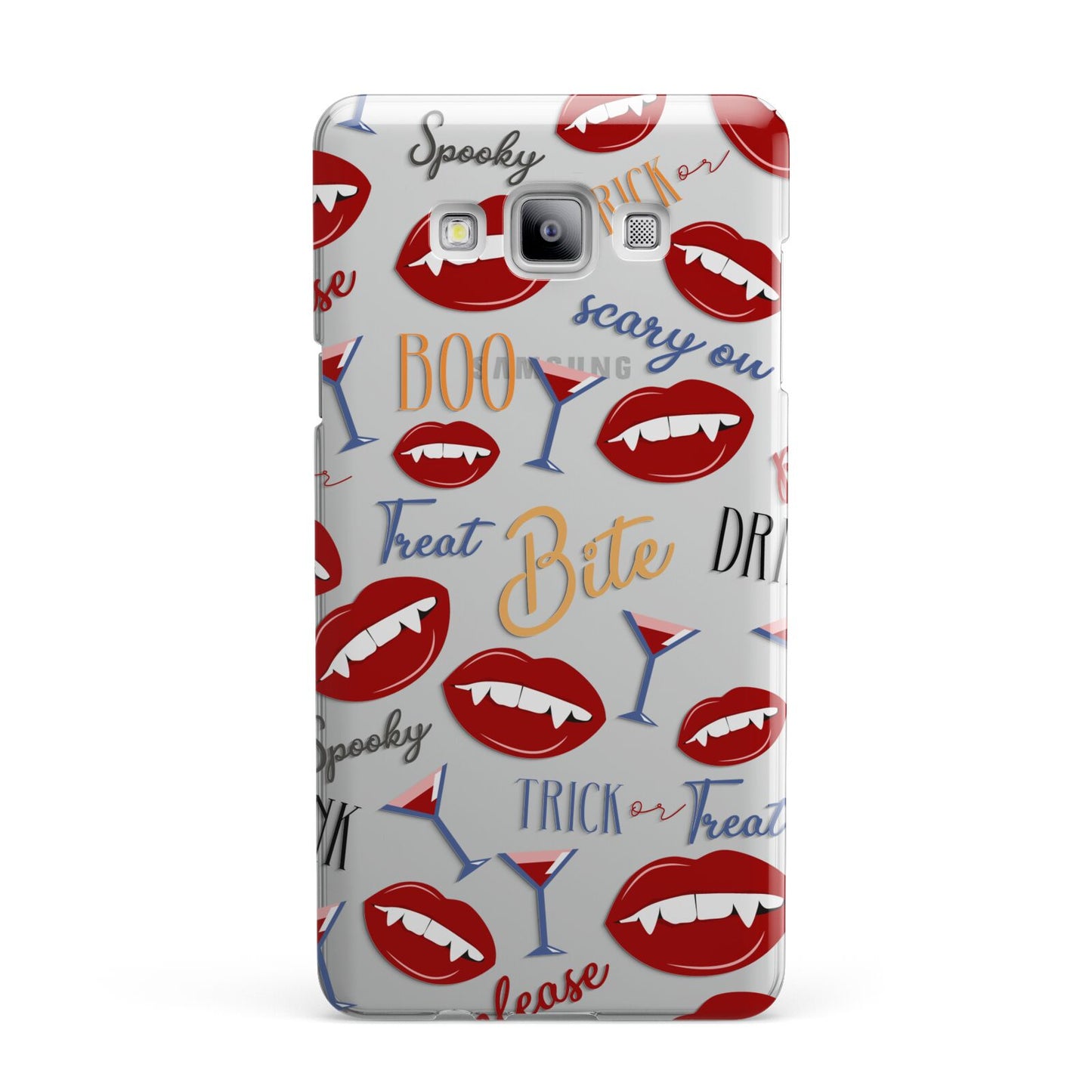 Vampire Illustrations and Catchphrases Samsung Galaxy A7 2015 Case