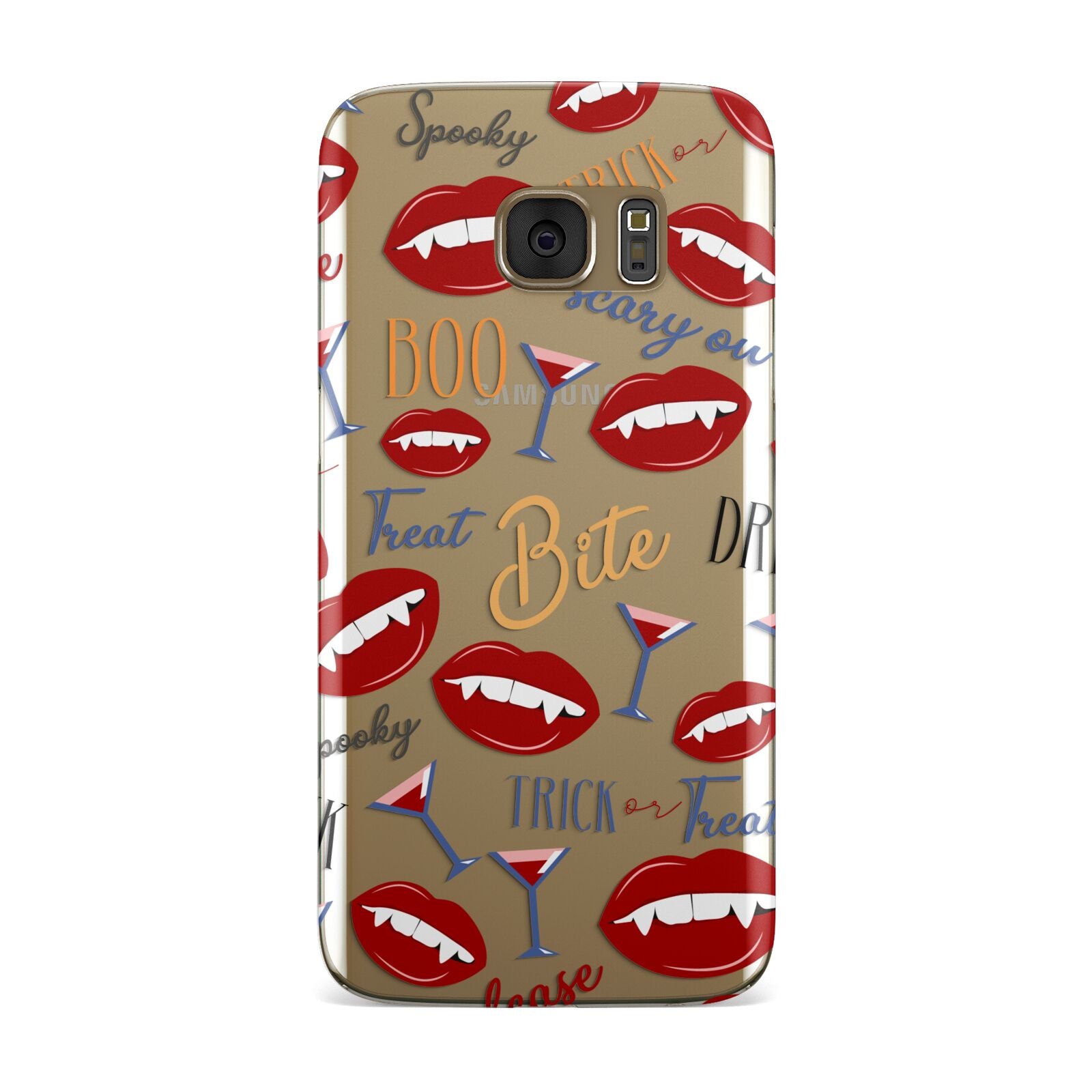 Vampire Illustrations and Catchphrases Samsung Galaxy Case