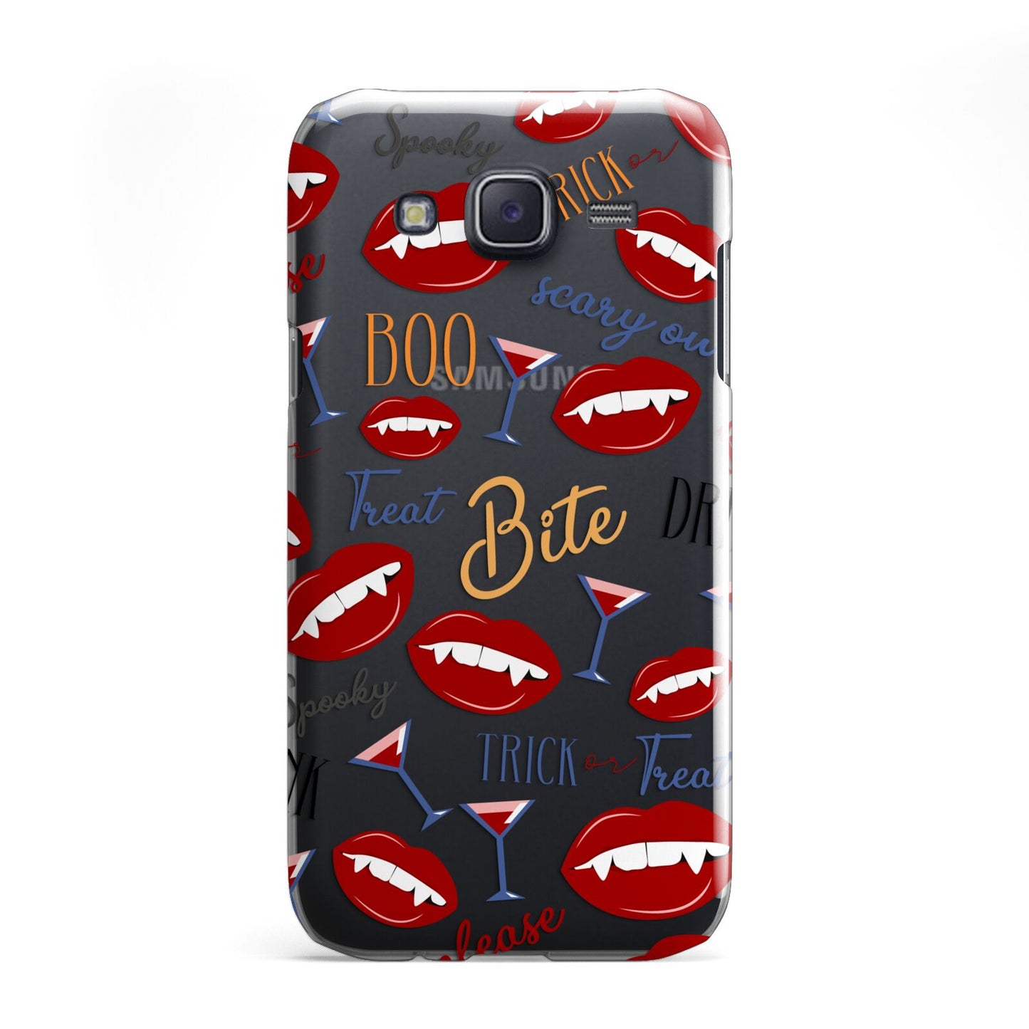 Vampire Illustrations and Catchphrases Samsung Galaxy J5 Case