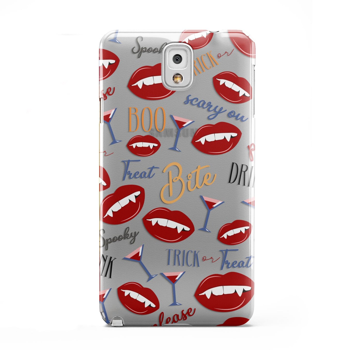 Vampire Illustrations and Catchphrases Samsung Galaxy Note 3 Case