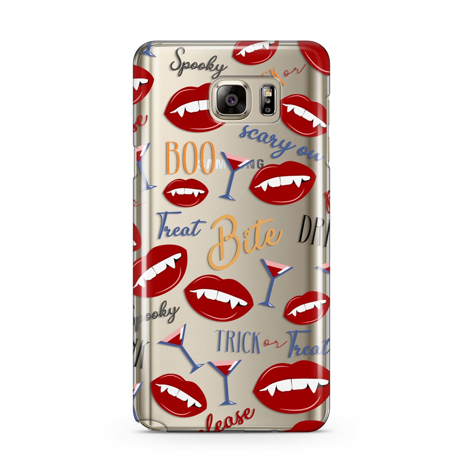 Vampire Illustrations and Catchphrases Samsung Galaxy Note 5 Case