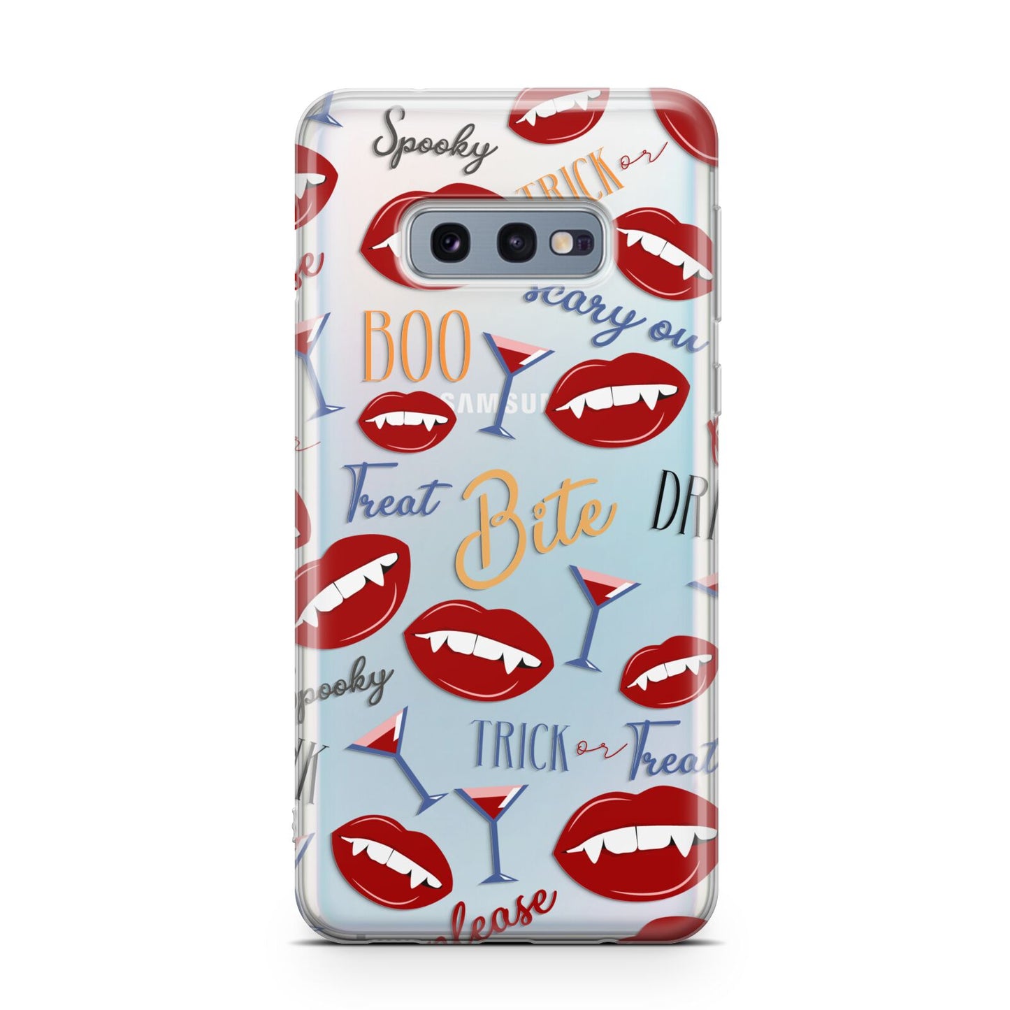 Vampire Illustrations and Catchphrases Samsung Galaxy S10E Case