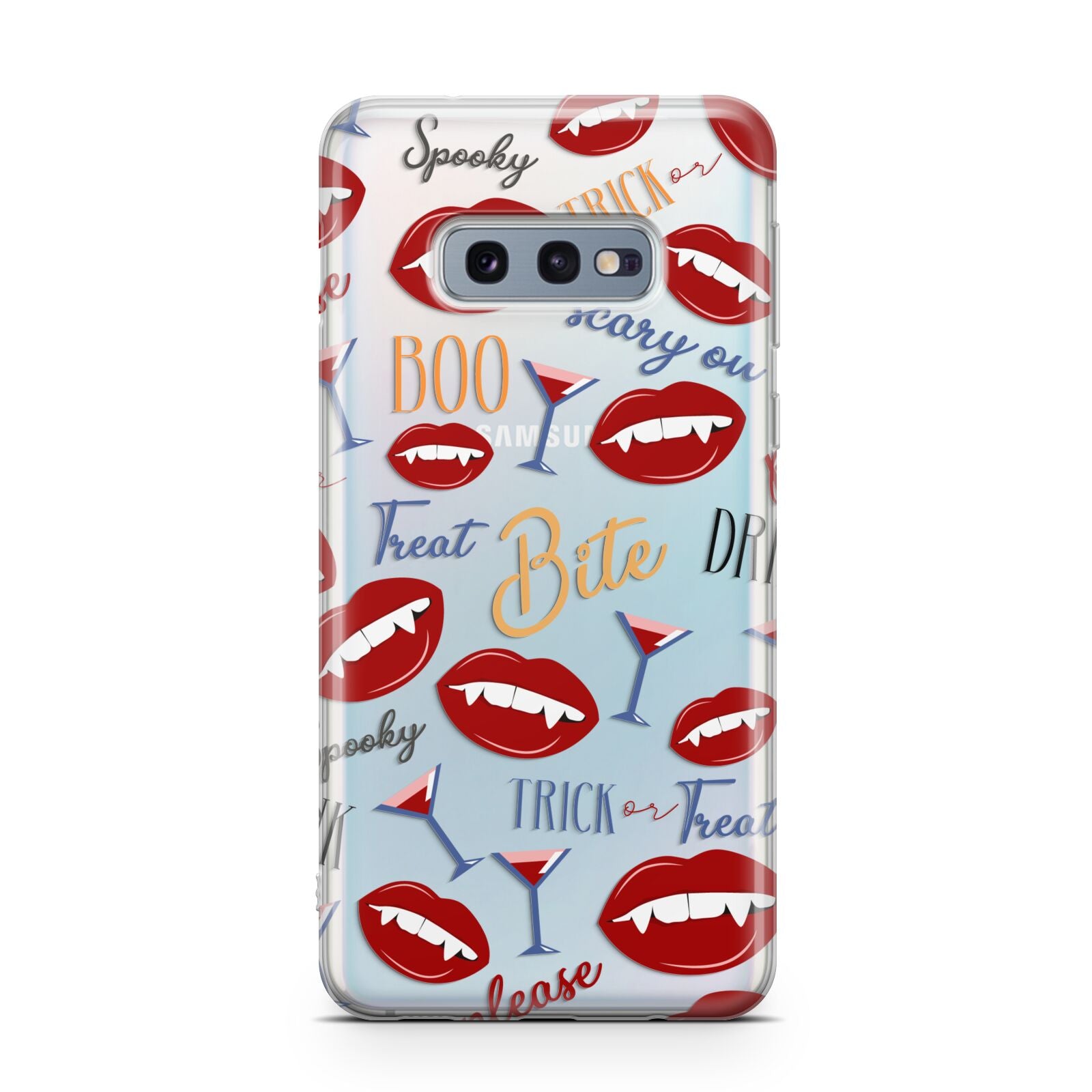 Vampire Illustrations and Catchphrases Samsung Galaxy S10E Case