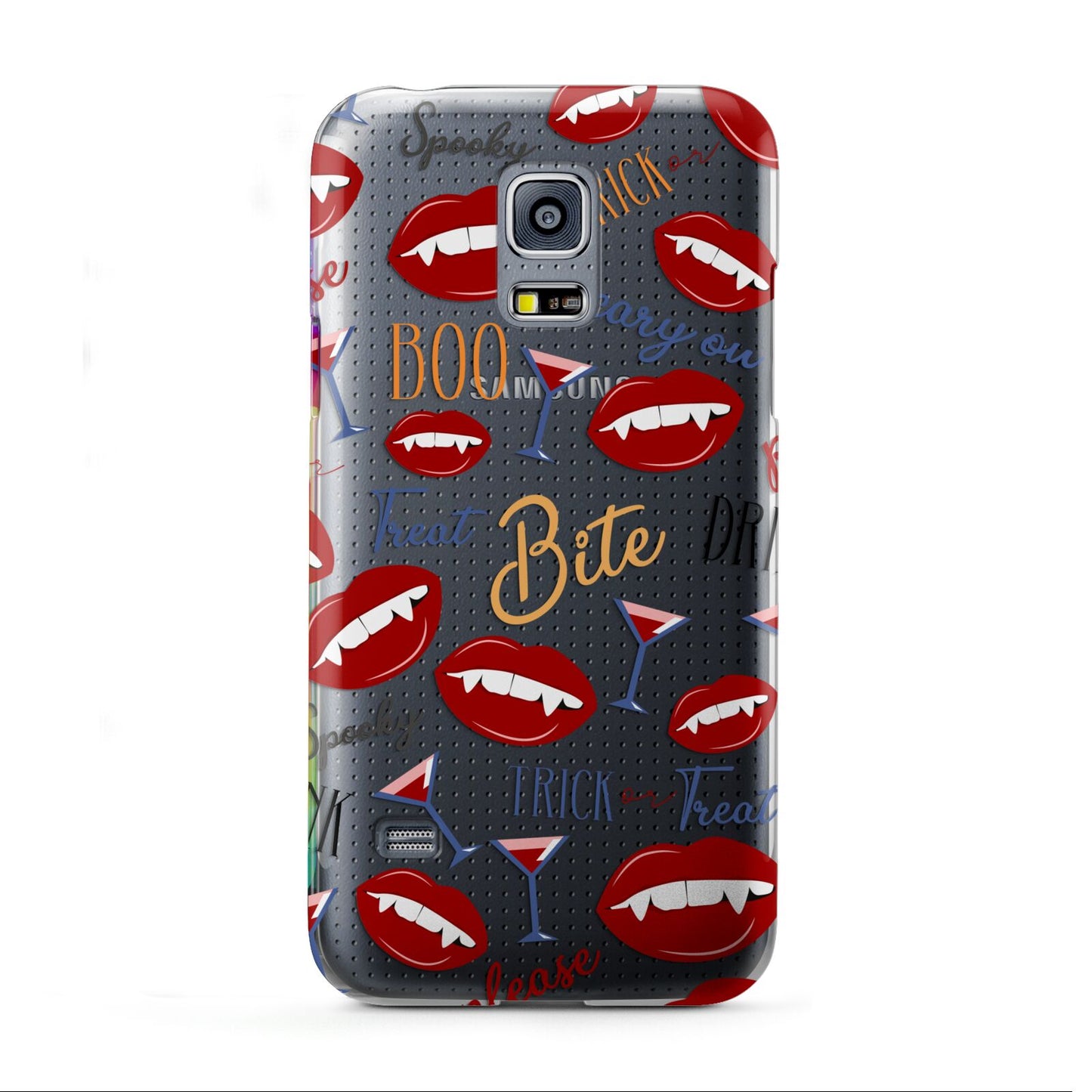 Vampire Illustrations and Catchphrases Samsung Galaxy S5 Mini Case