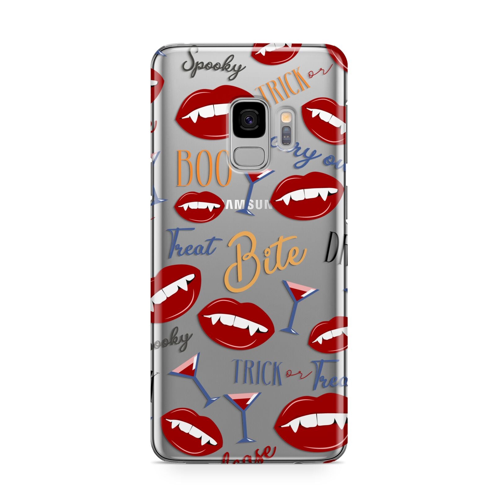 Vampire Illustrations and Catchphrases Samsung Galaxy S9 Case