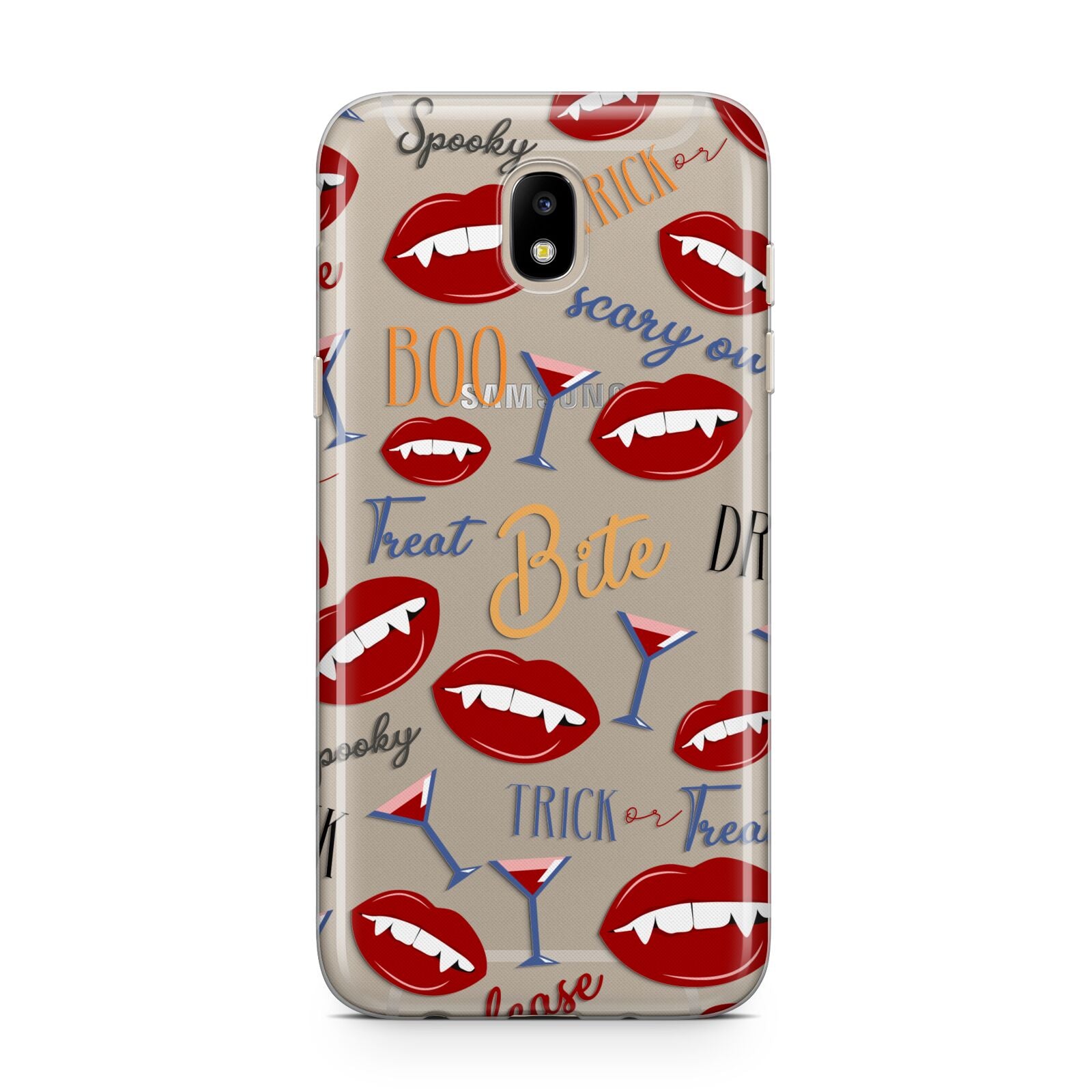 Vampire Illustrations and Catchphrases Samsung J5 2017 Case