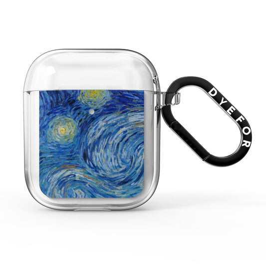 Van Gogh Starry Night AirPods Clear Case