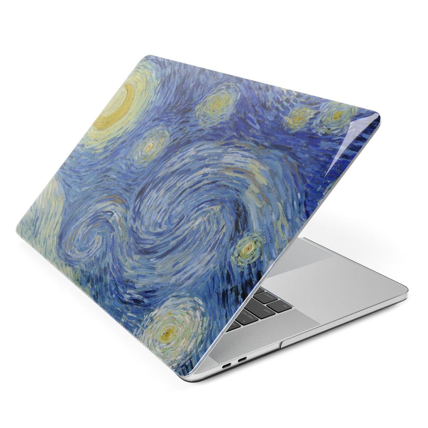 Van Gogh Starry Night Apple MacBook Case Side View