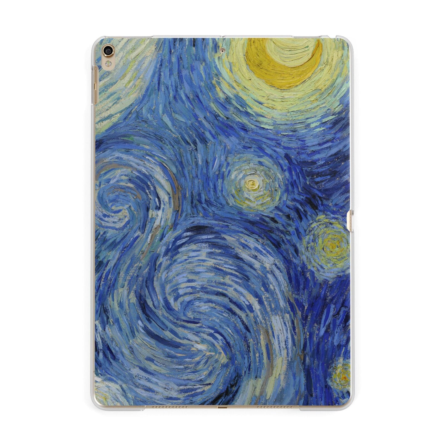 Van Gogh Starry Night Apple iPad Gold Case