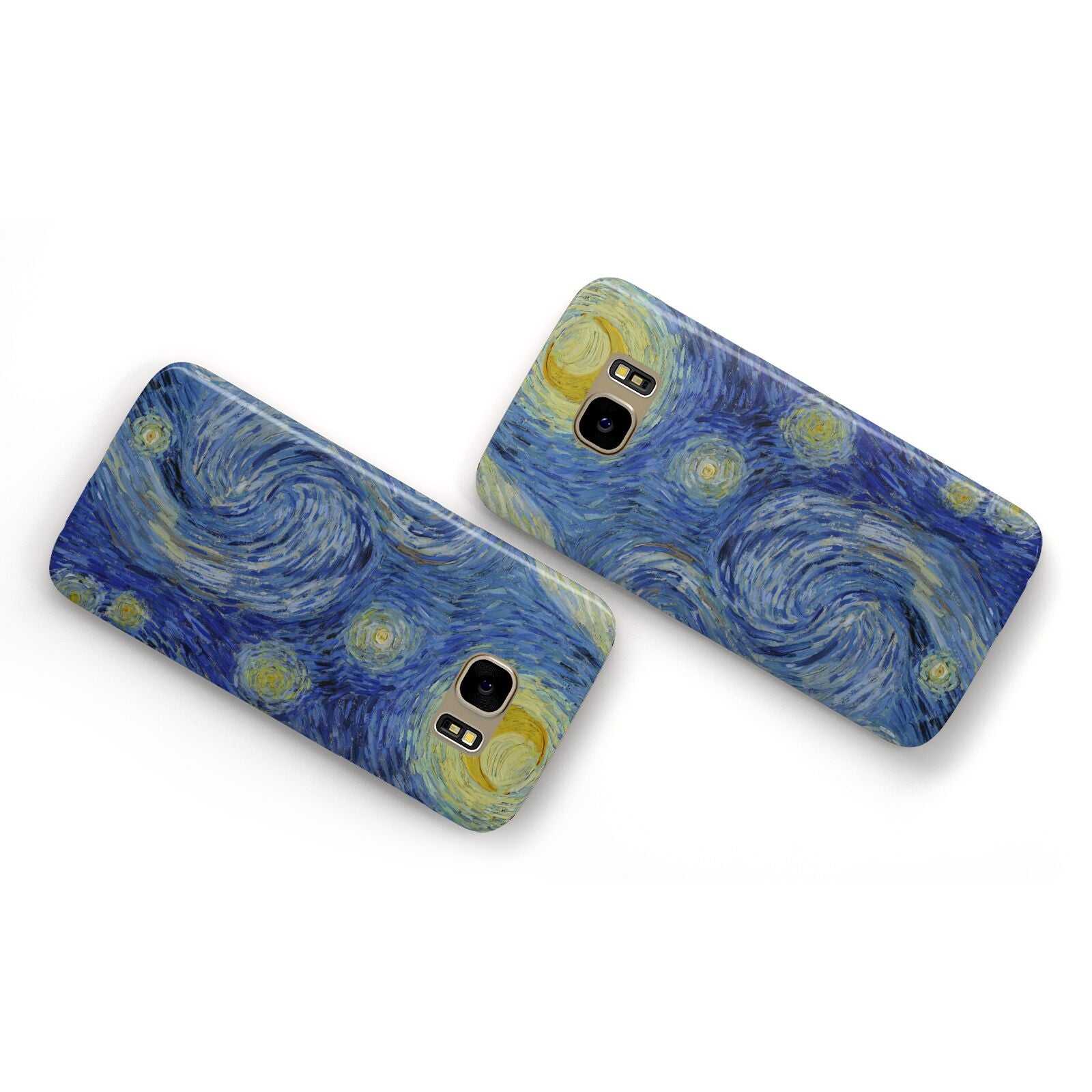 Van Gogh Starry Night Samsung Galaxy Case Flat Overview