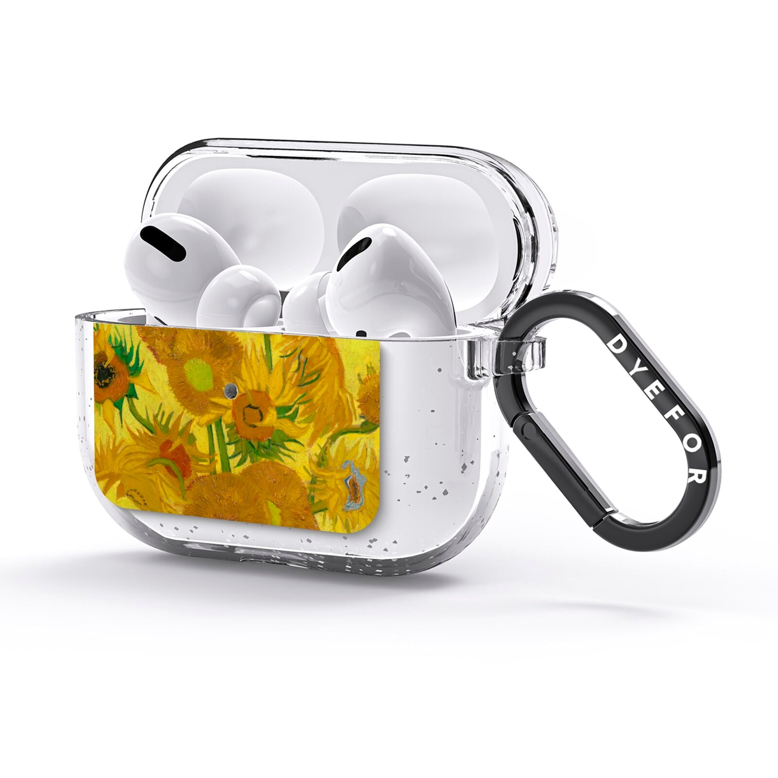 Van Gogh Sunflowers AirPods Glitter Case 3rd Gen Side Image