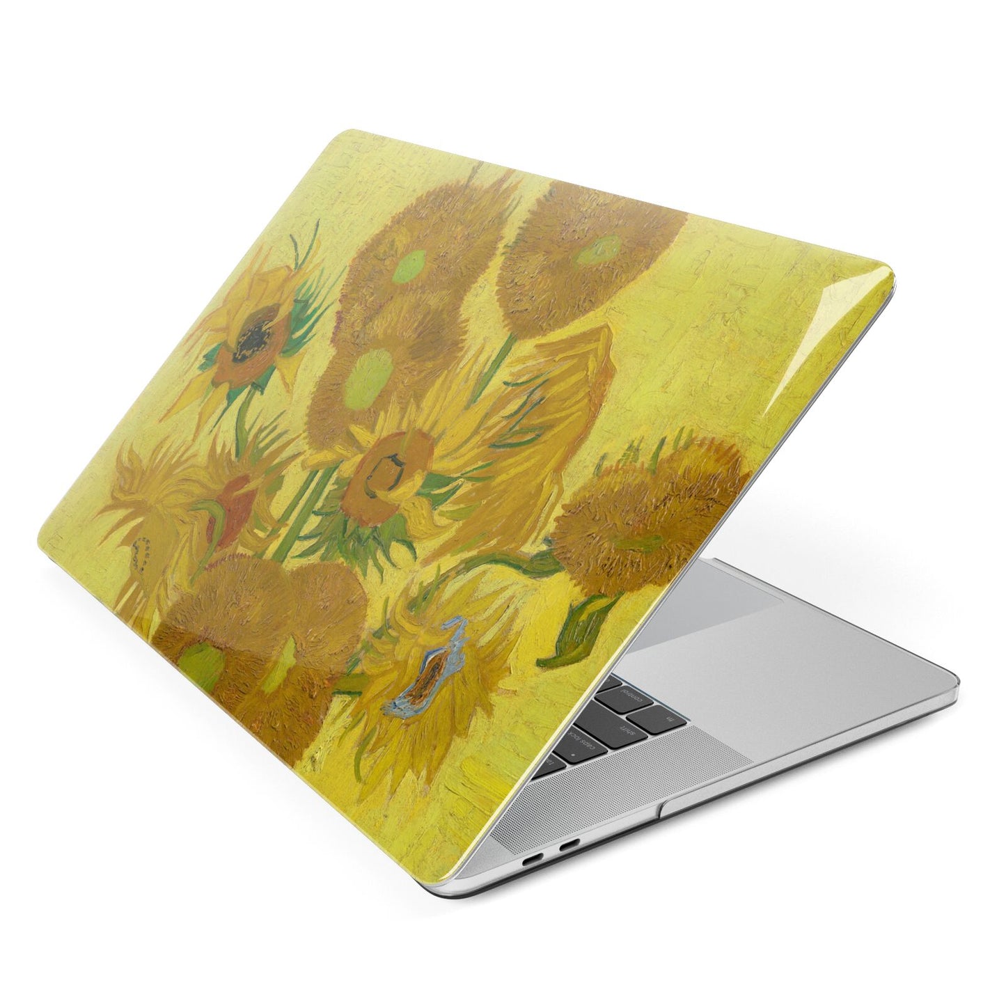 Van Gogh Sunflowers Apple MacBook Case Side View