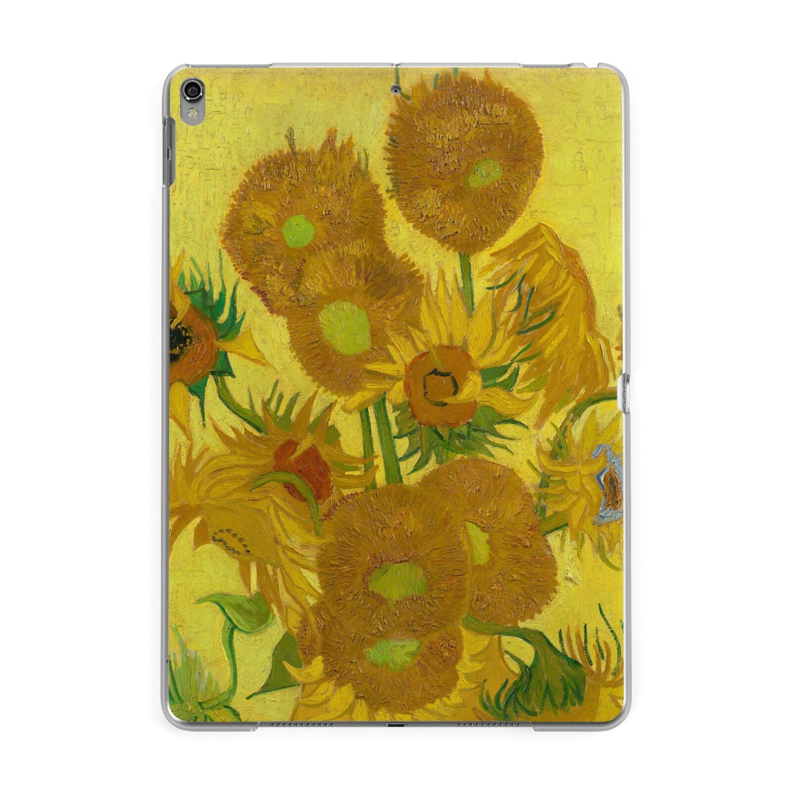 Van Gogh Sunflowers Apple iPad Grey Case