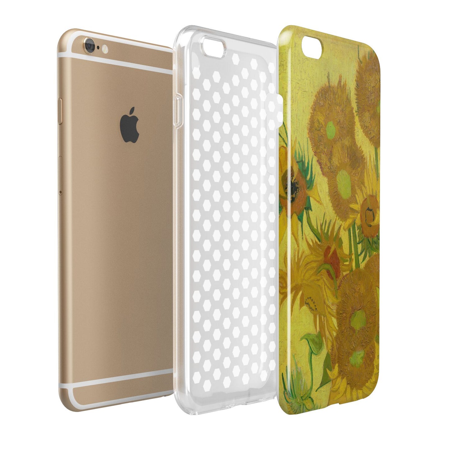Van Gogh Sunflowers Apple iPhone 6 Plus 3D Tough Case Expand Detail Image