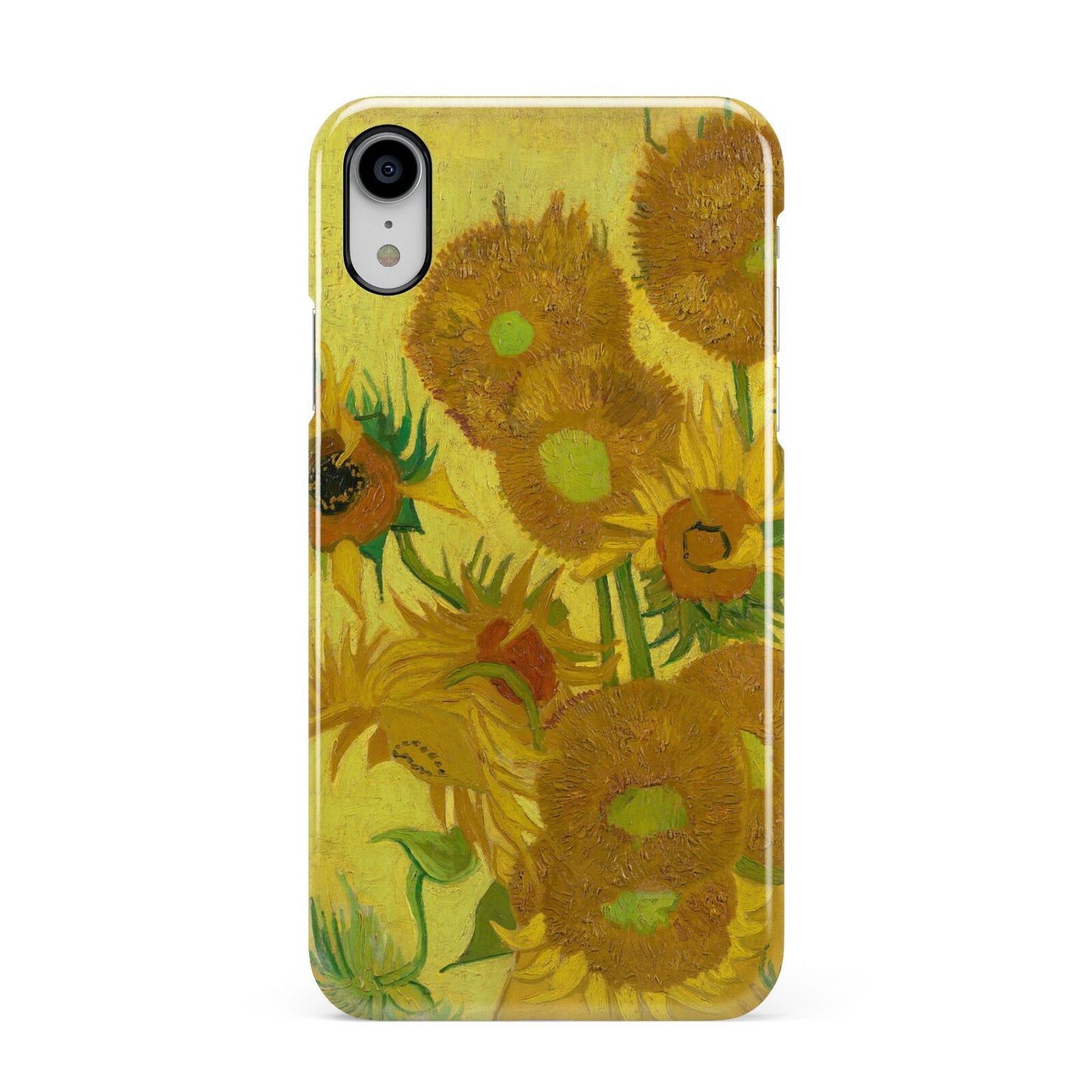 Van Gogh Sunflowers Apple iPhone XR White 3D Snap Case