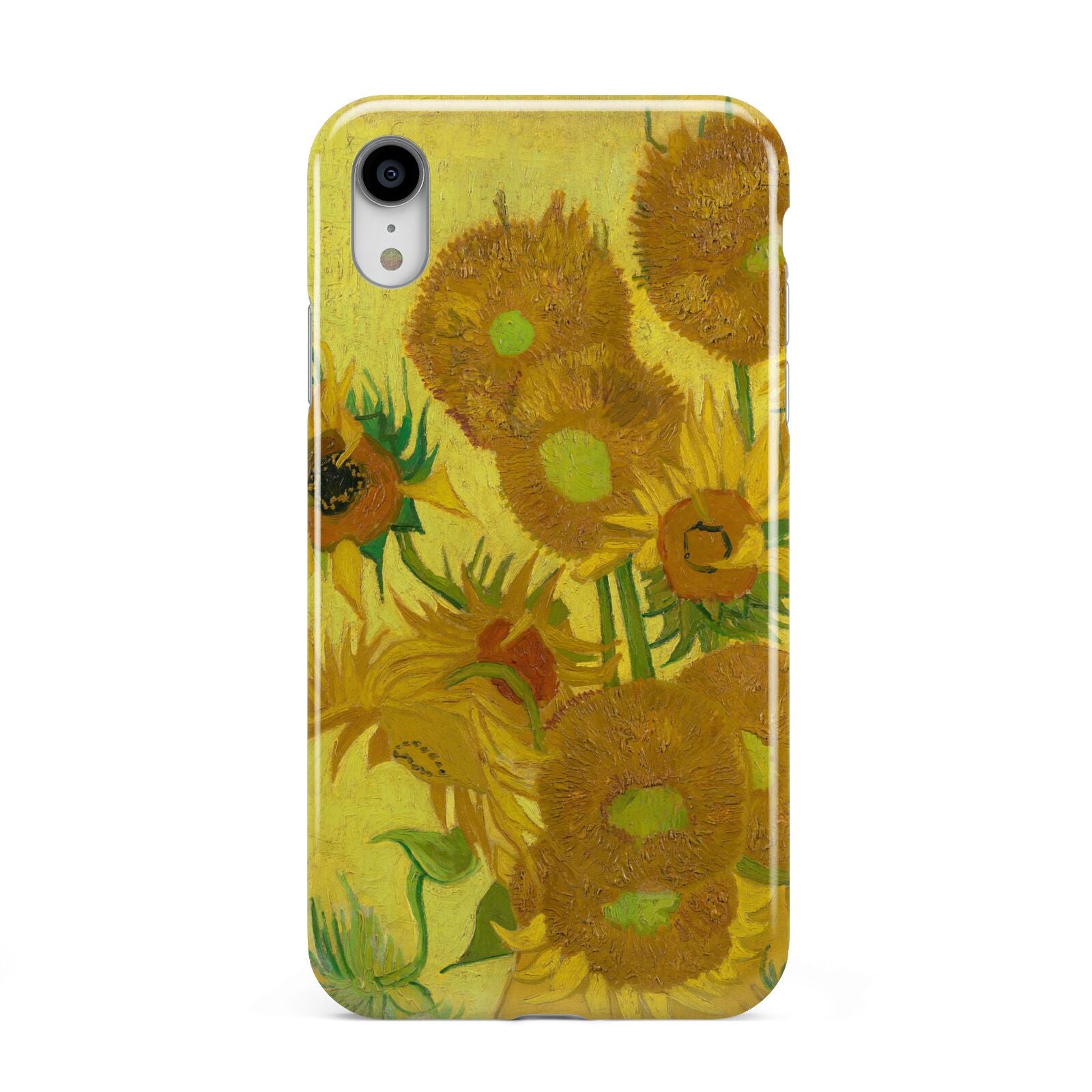 Van Gogh Sunflowers Apple iPhone XR White 3D Tough Case