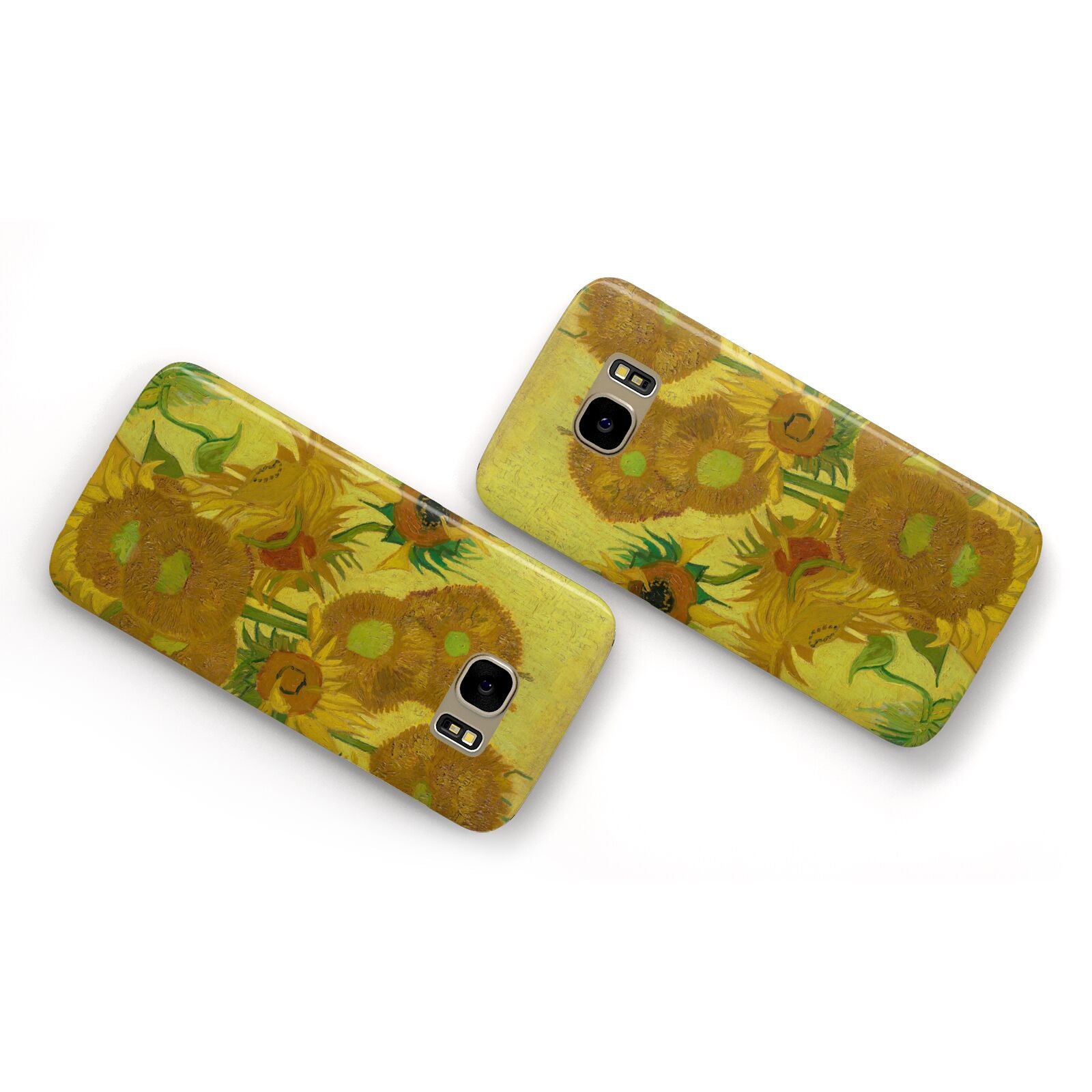 Van Gogh Sunflowers Samsung Galaxy Case Flat Overview