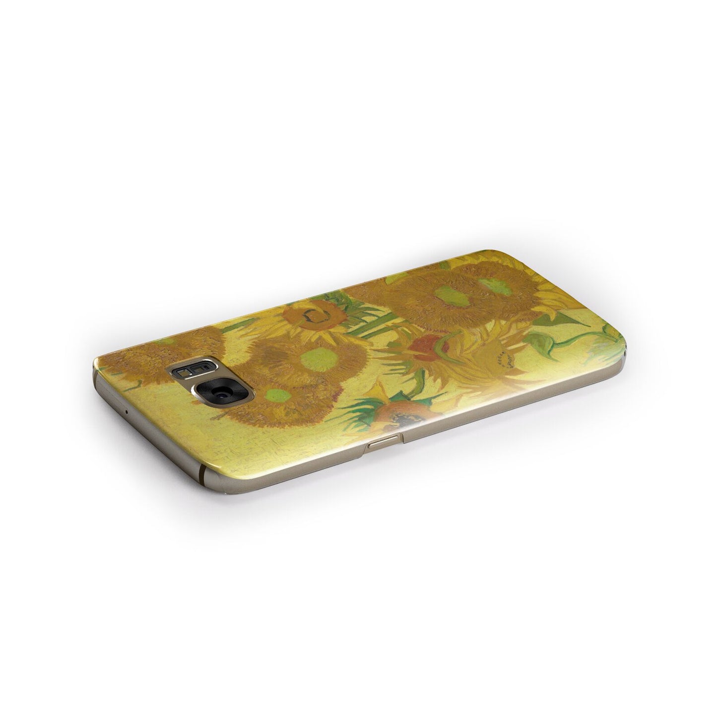 Van Gogh Sunflowers Samsung Galaxy Case Side Close Up