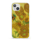 Van Gogh Sunflowers iPhone 13 Clear Bumper Case