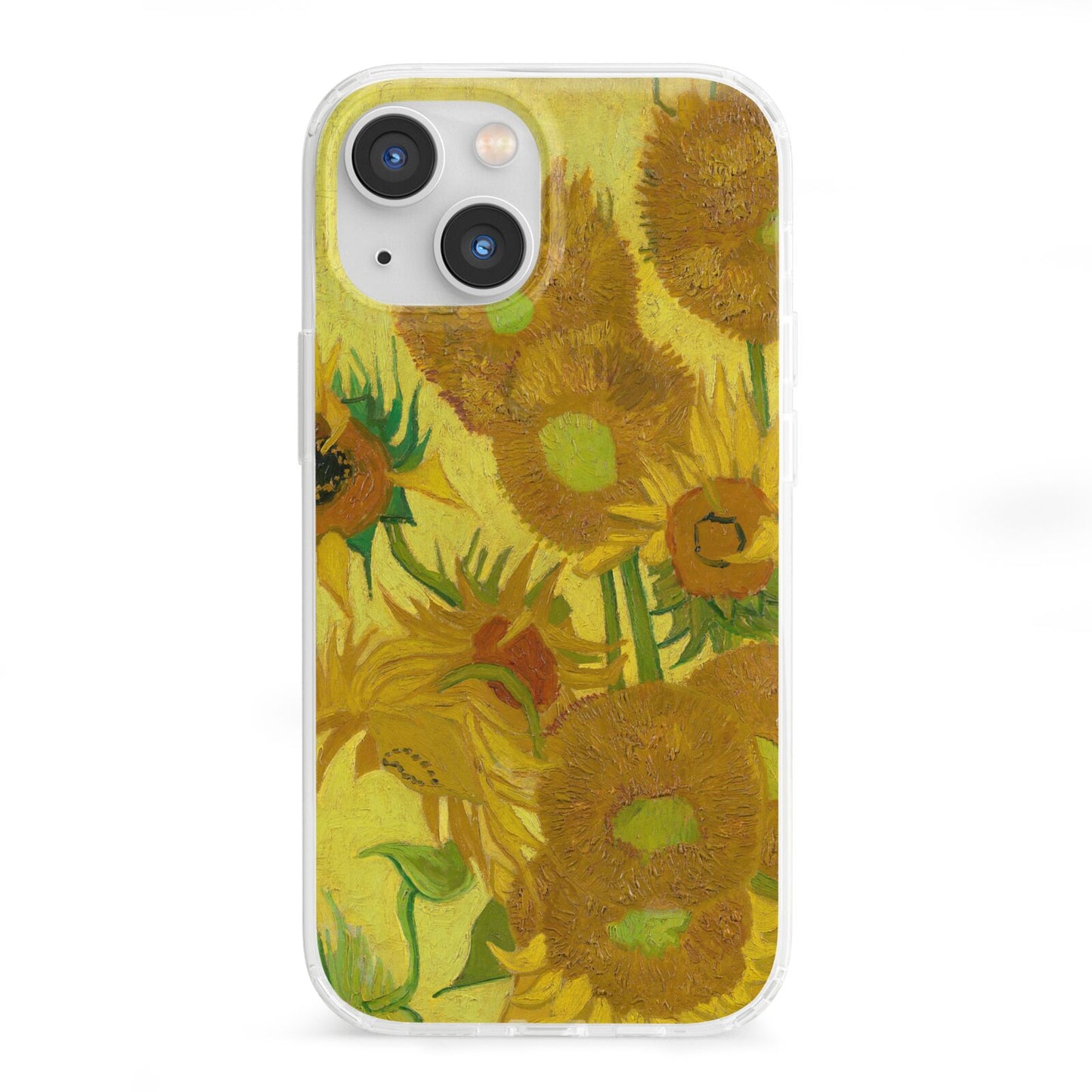 Van Gogh Sunflowers iPhone 13 Mini Clear Bumper Case