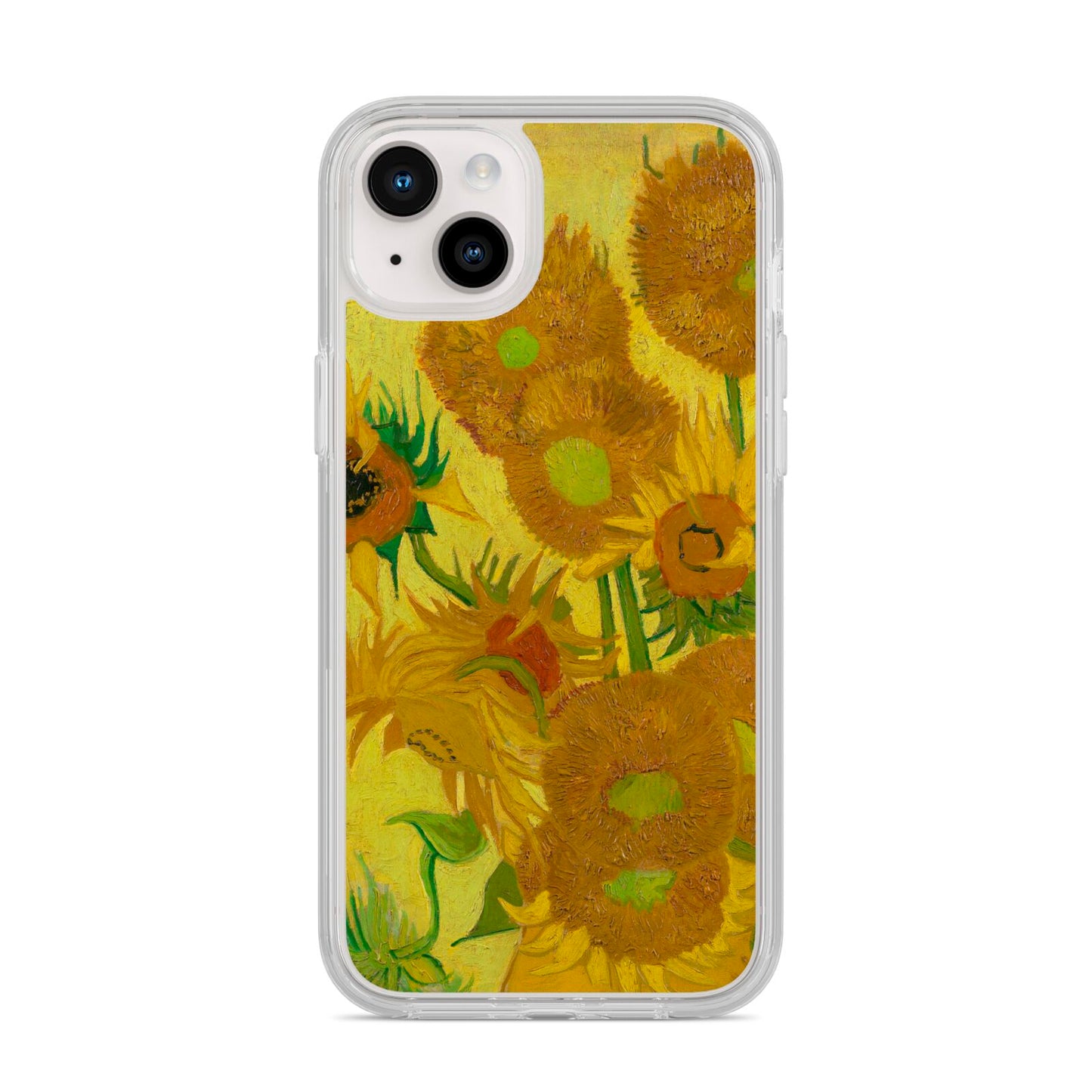 Van Gogh Sunflowers iPhone 14 Plus Clear Tough Case Starlight
