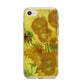 Van Gogh Sunflowers iPhone 8 Bumper Case on Silver iPhone