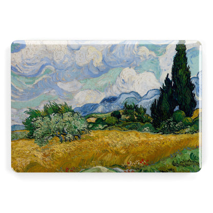 Van Gogh Wheat Field with Cypresses Apple MacBook Case