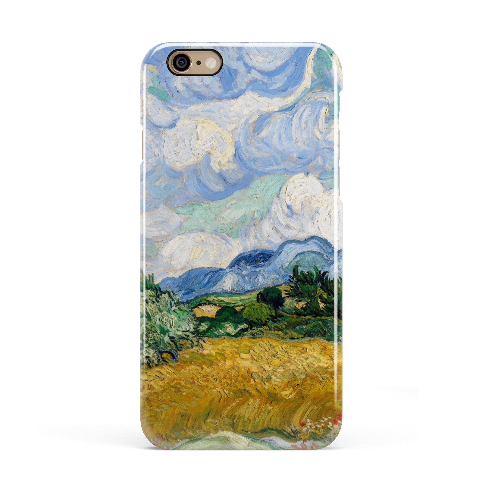 Van Gogh Wheat Field with Cypresses Apple iPhone 6 3D Snap Case