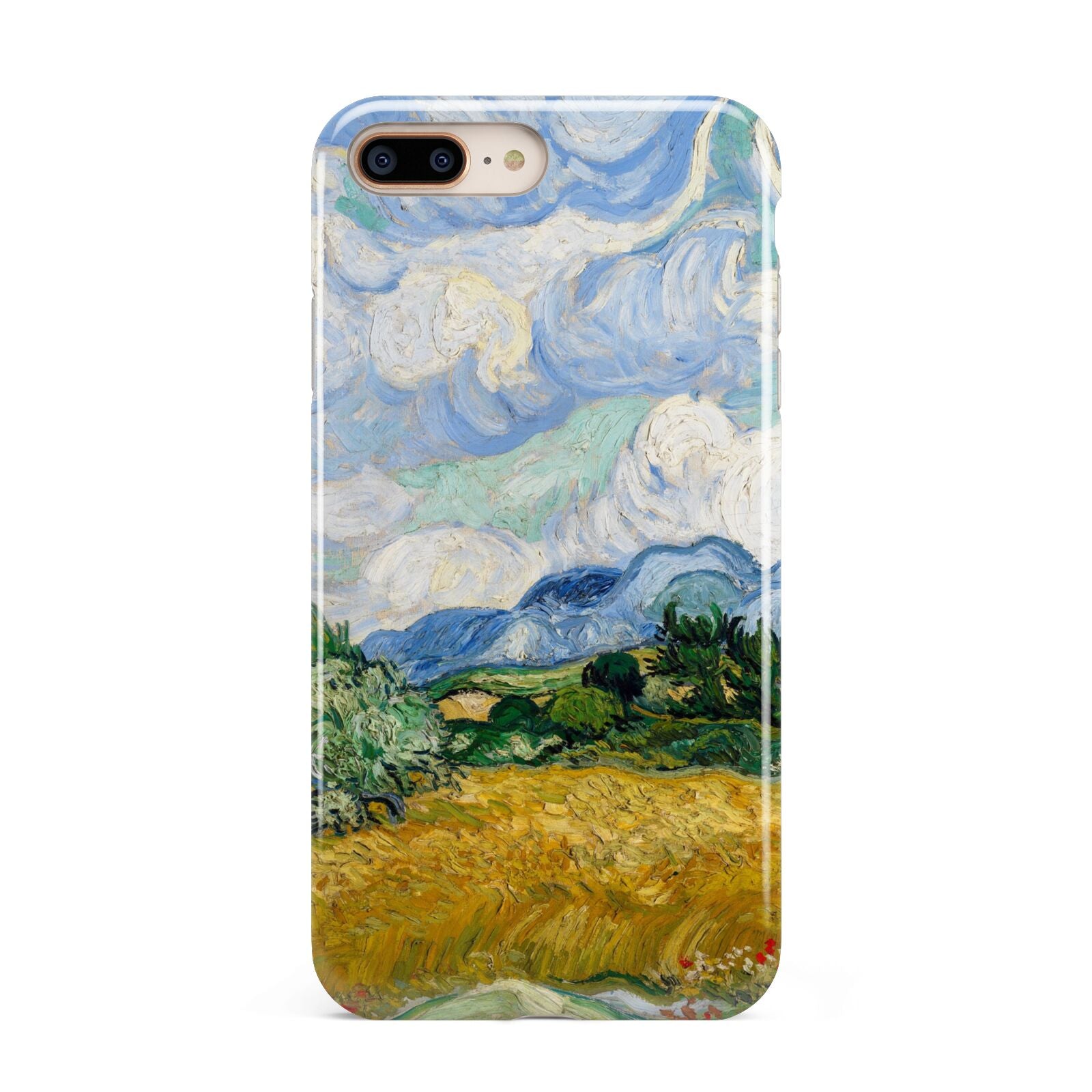 Van Gogh Wheat Field with Cypresses Apple iPhone 7 8 Plus 3D Tough Case